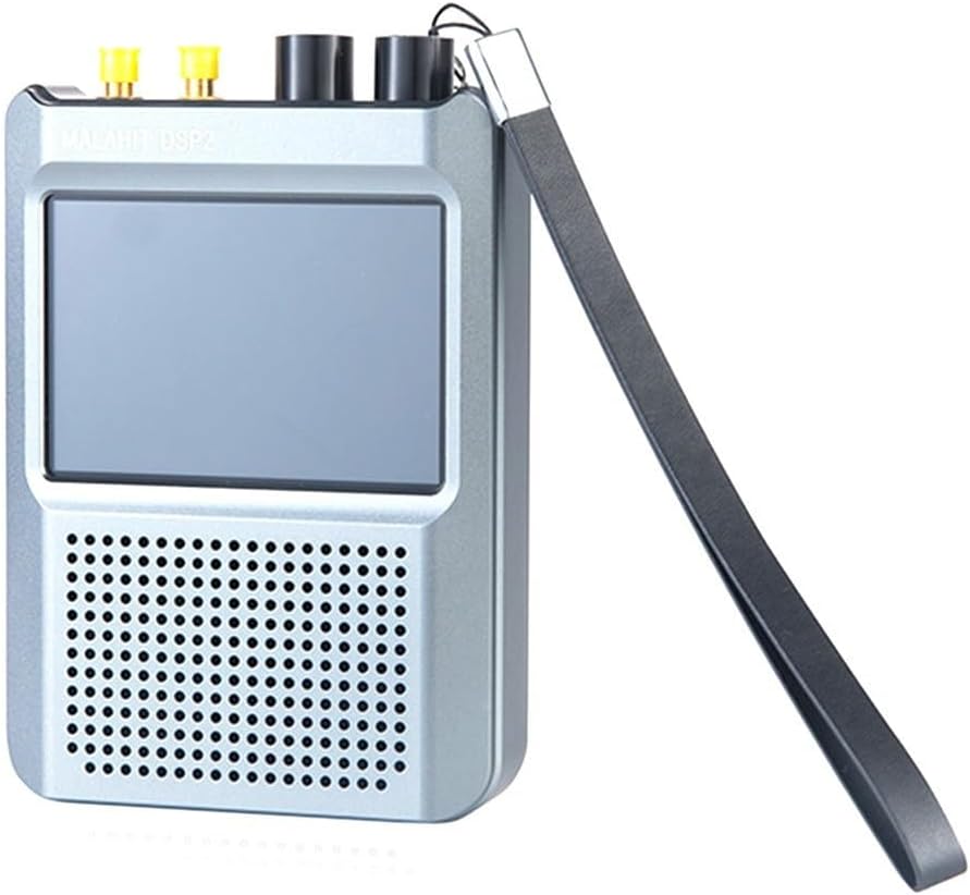 DSP2 Full Band Radio Receiver 10kHz-2GHz AM SSB for DSB CW NFM WFM with 3.5 Inch Touch LCD Screen 5000mAh Battery Adjustable Filter Width Adaptive Noise Reduction Automatic Gain Control