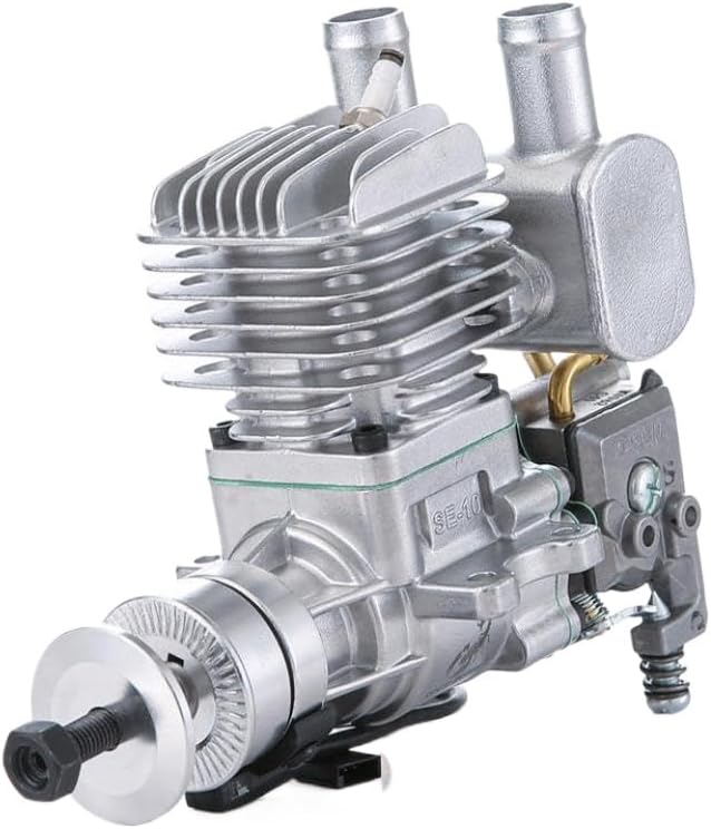 RCGF Stinger 10cc RE Single Cylinder Rear Exhaust 2-Stroke Gas Engine Compatible with RC Airplane Fixed Wing Models Universal Fit Aftermarket Replacement