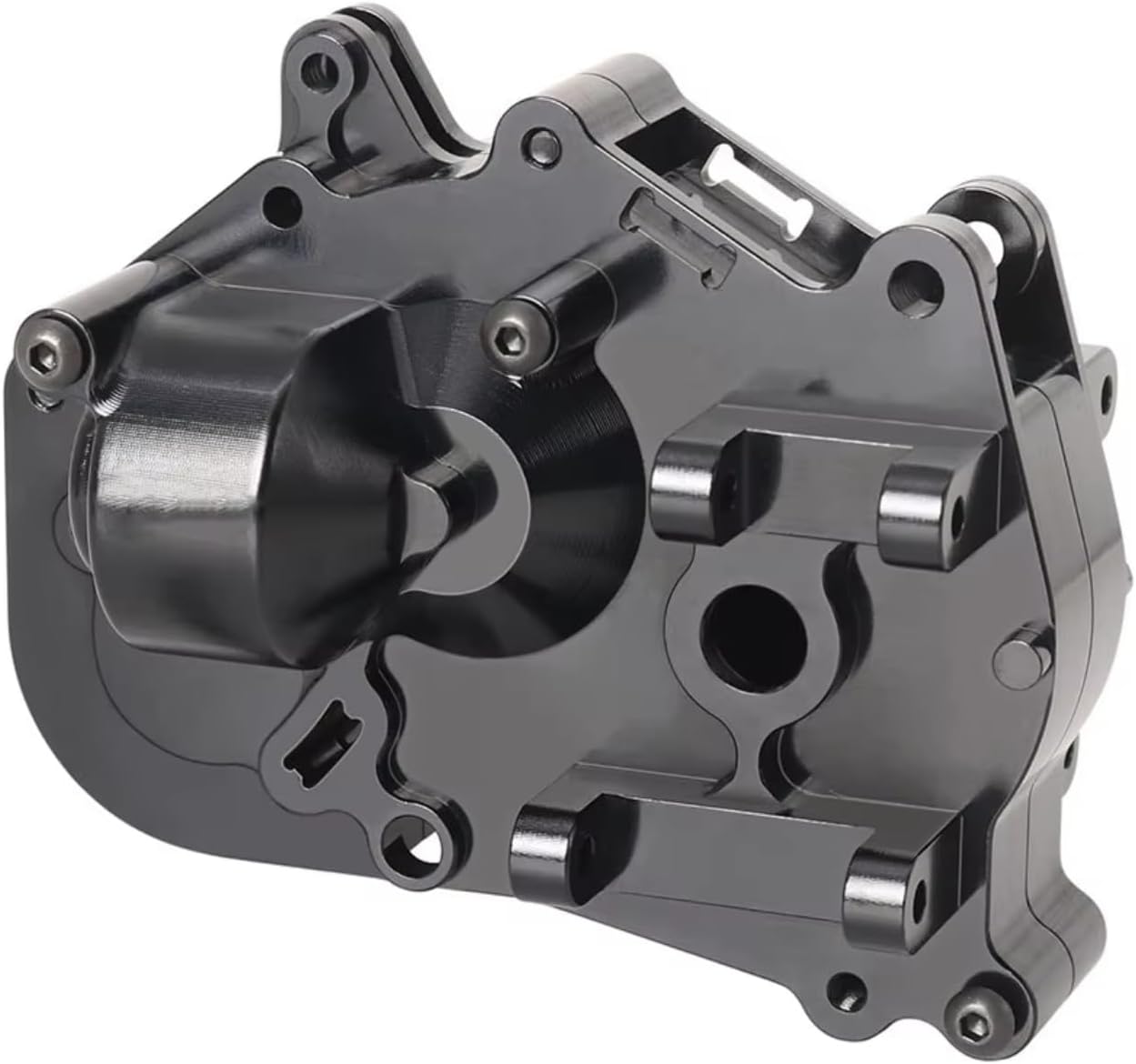 RC car Components Compatible with Tamiya for Hotshot II The Bigwig 2017 1/10 RC Truck Upgrade Parts Aluminum Rear Transmission Housing Gearbox Case