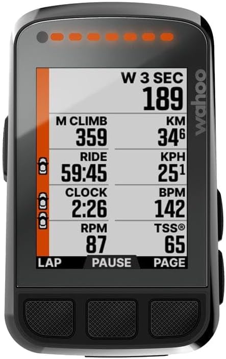 Wahoo ELEMNT Bolt GPS Cycling/Bike Computer,Black