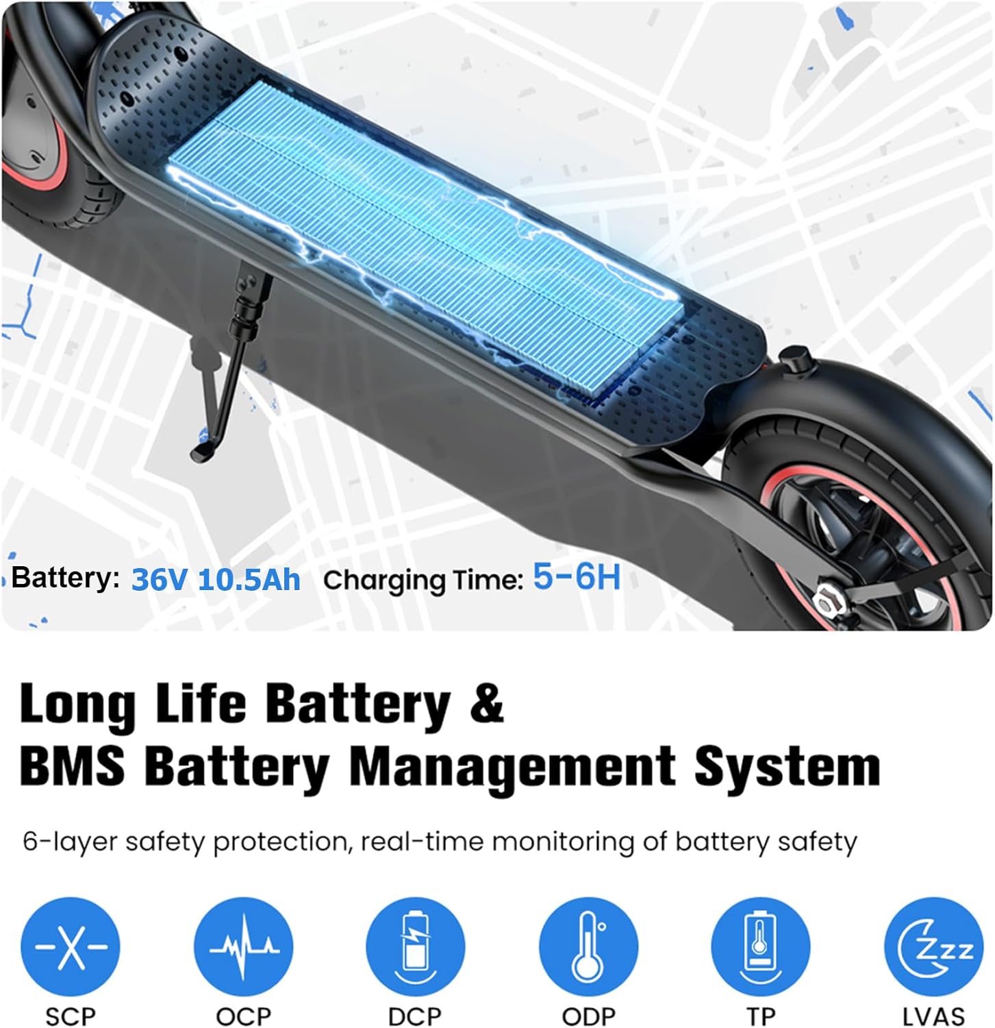 Electric Scooter, Adult Electric Scooter with 500/750/1000W Motor, 23/28 Miles Range,Top Speed 22/25/28MPH, 10