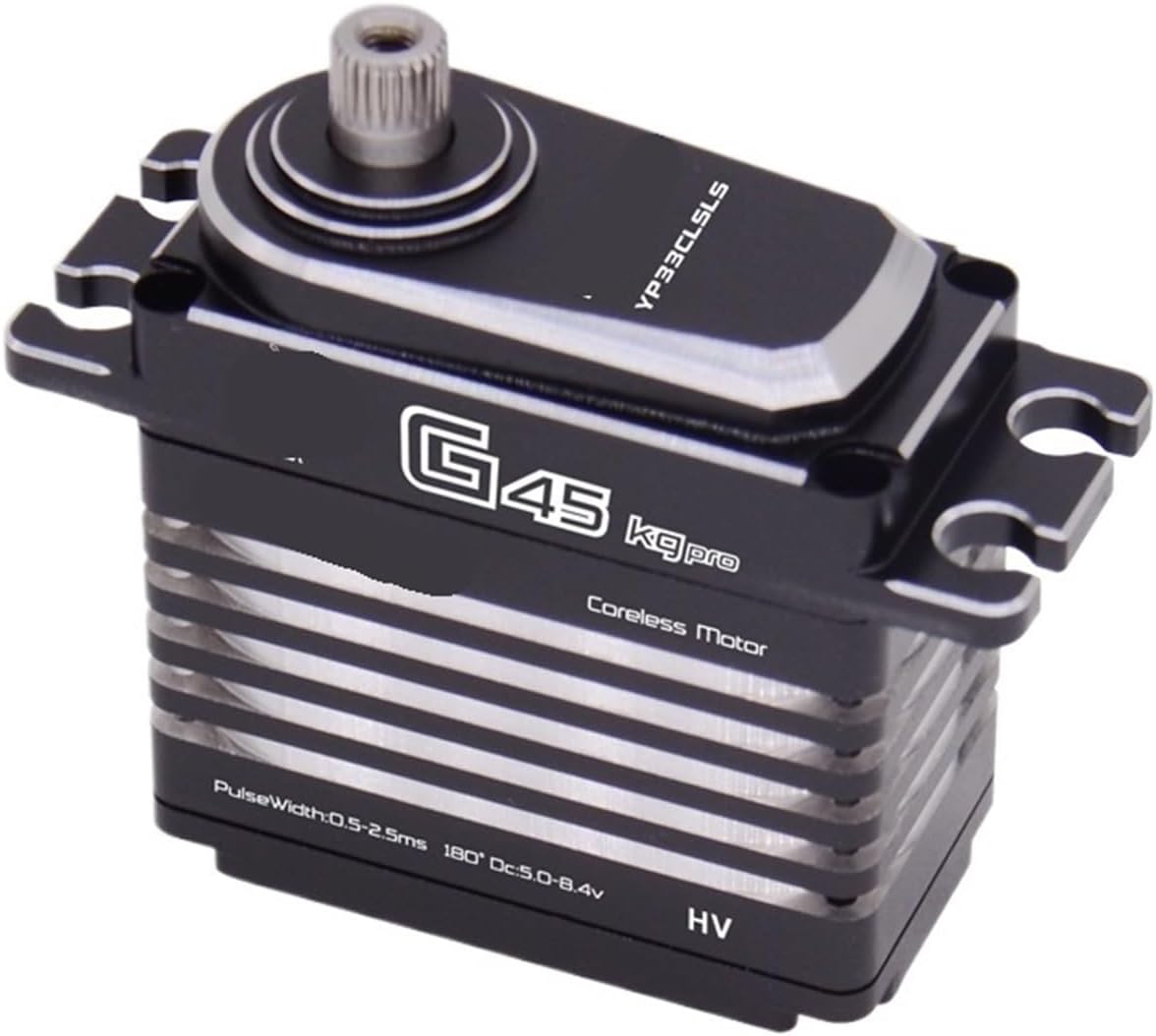 Full Metal Gear 45KG Coreless Servo High Torque High Speed ​​Motor Waterproof 1/8 1/10 Model