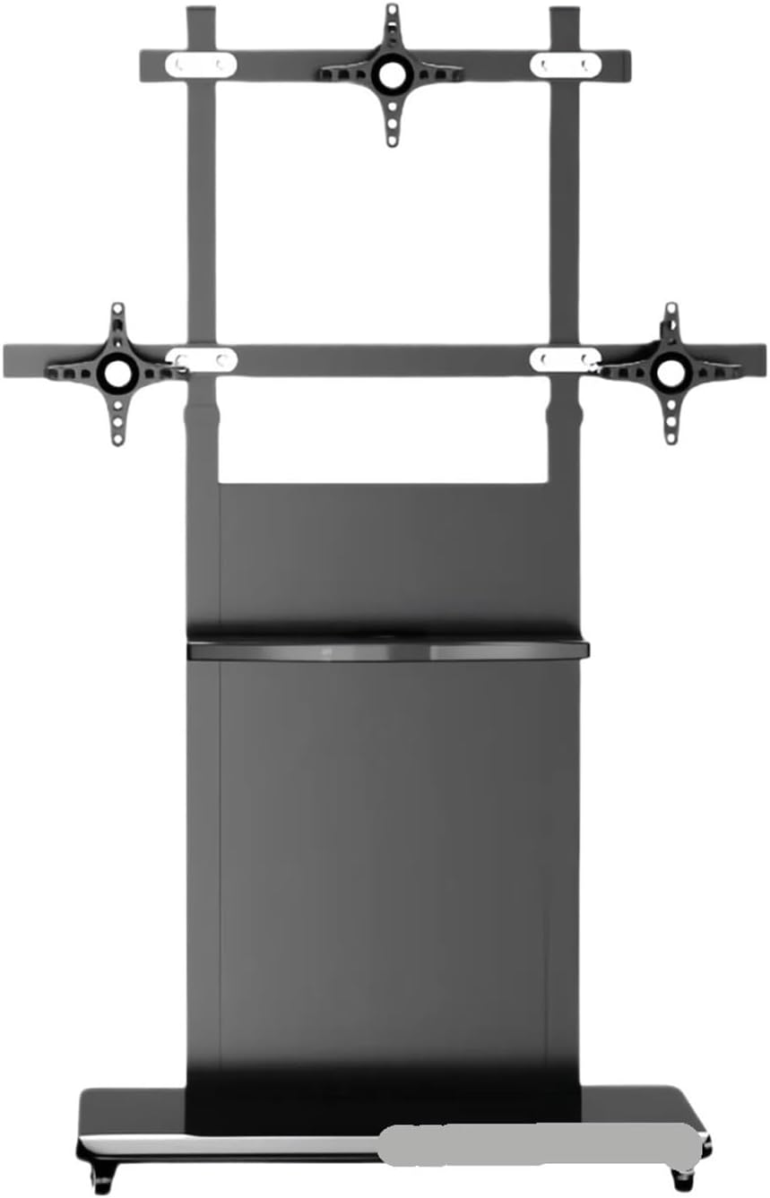 703S Floor Standing Triple Monitor Stand 22-32 inch / 3 Screens Height Adjustment, Rotation, and Tilting