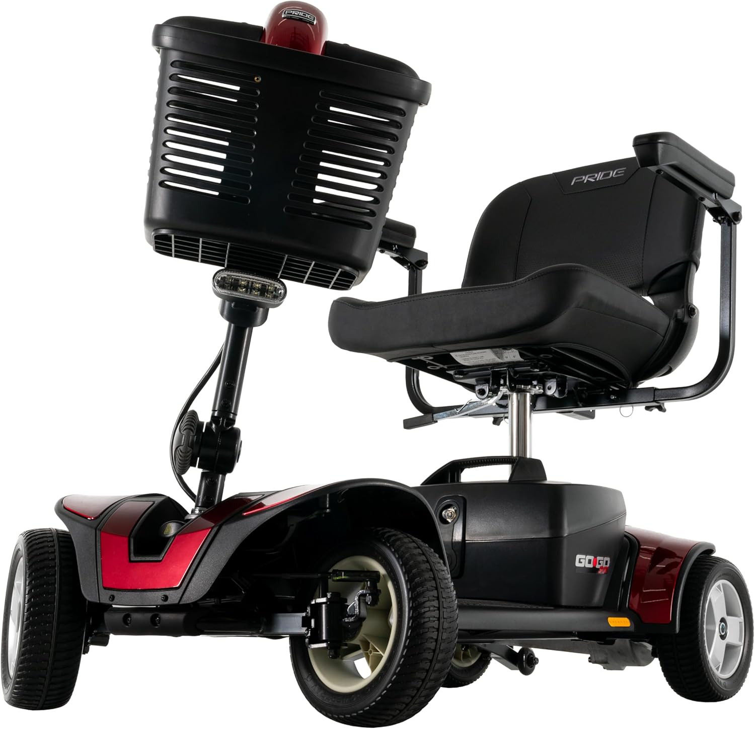 Pride Mobility S74 Go-Go Sport 4-Wheel EZ Turn Technology - Includes The Scooter Accessories Bundle