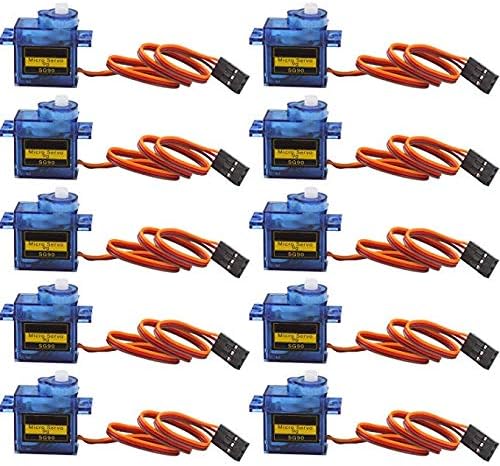 Replacement Part For 5/10/20/50/100PCS/Lot Micro Servo 9g SG90 Servo Mini Servo Suit For 450 RC Helicopter Car Boat Aircraft Fixed Wing Accessory - (Color: 100PCS)