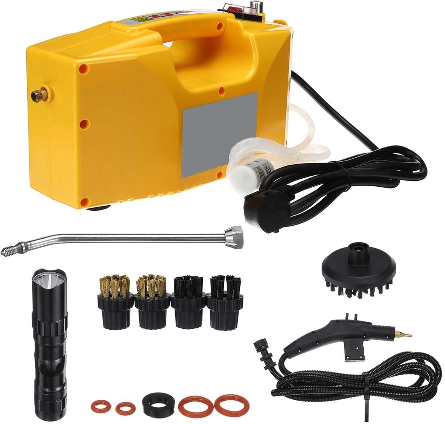 A1DFDFGOQSFG Steam Cleaning 3000W Professional Steam Cleaner Handheld Steam Generator High Pressure Cleaning Machine for Household Kitchen (Color : Yellow) (Yellow)