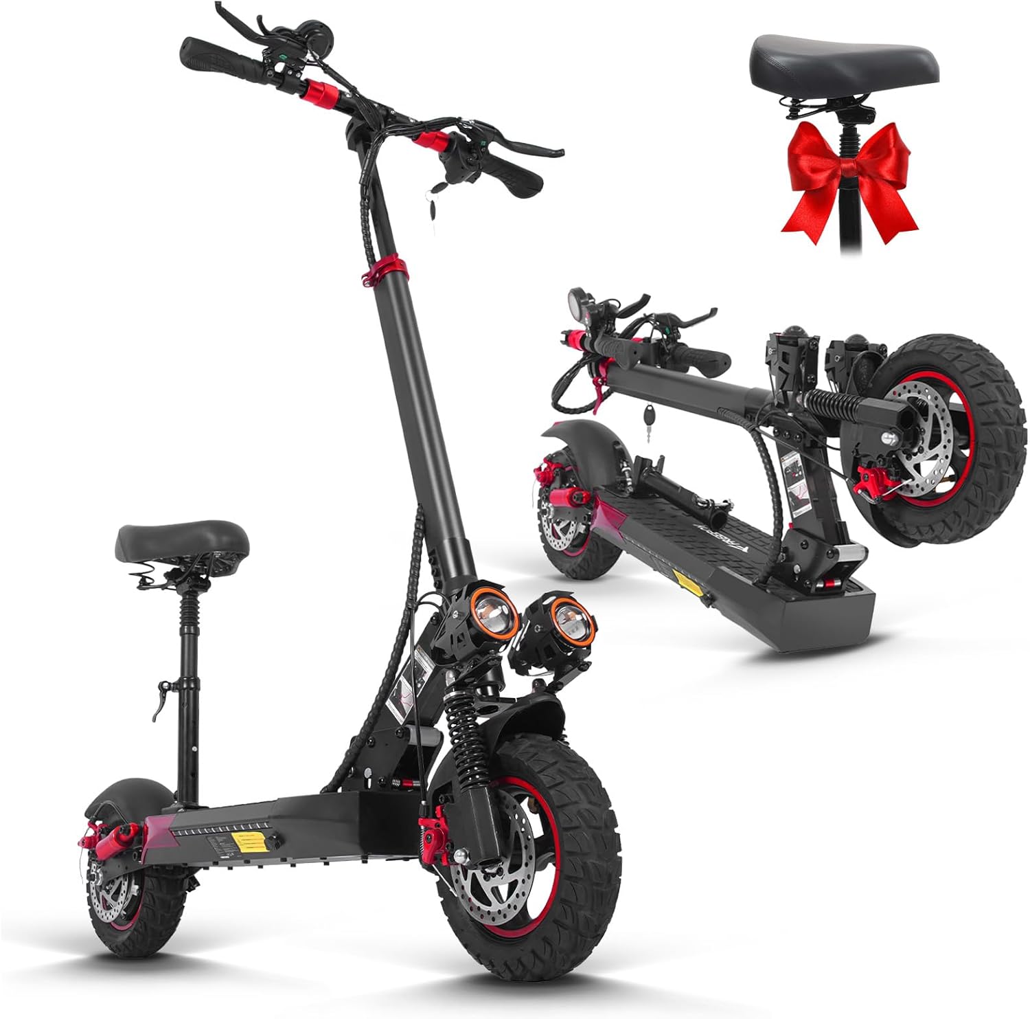 Electric Scooters 800W Motor, 28 MPH Top Speed, 20-28 Miles Range,10