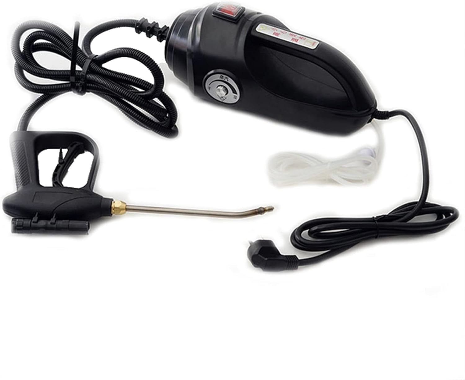 A1DFDFGOQSFG Steam Cleaning Handheld Steam Cleaner High Pressure Household Cleaning Machine Air Conditioner Kitchen Range Hood Cleaning Equipment (Color : Yellow) (Black)