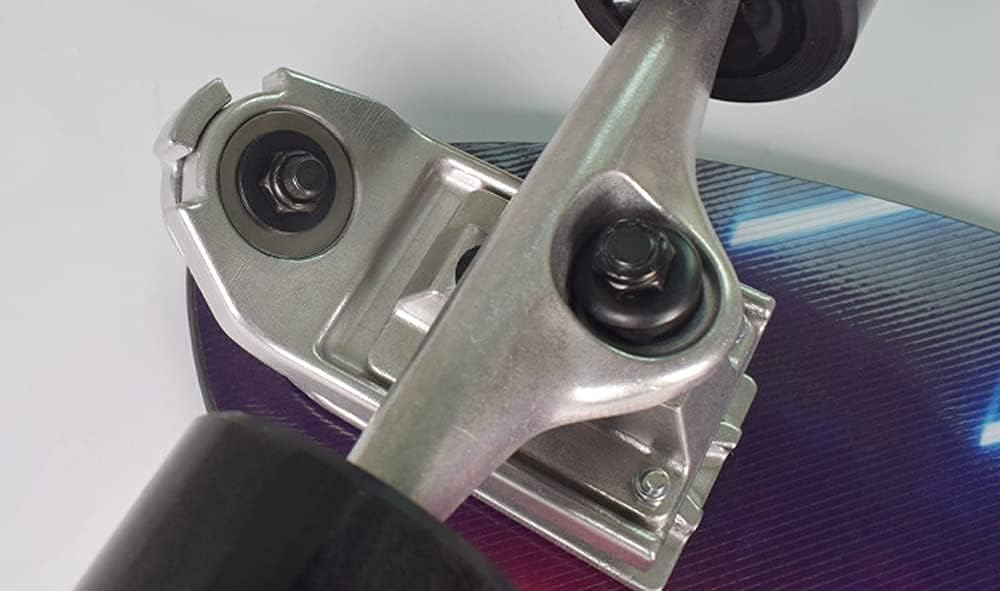 VOMI Pumpping Carving Surfskate Land Surfing Skateboard P7 Truck (Bidirectional Steering Thruster + INDY) ABEC-11 Bearing 32×10 inches Maple Complete Board for Kids Teens Adults pro Players (B)