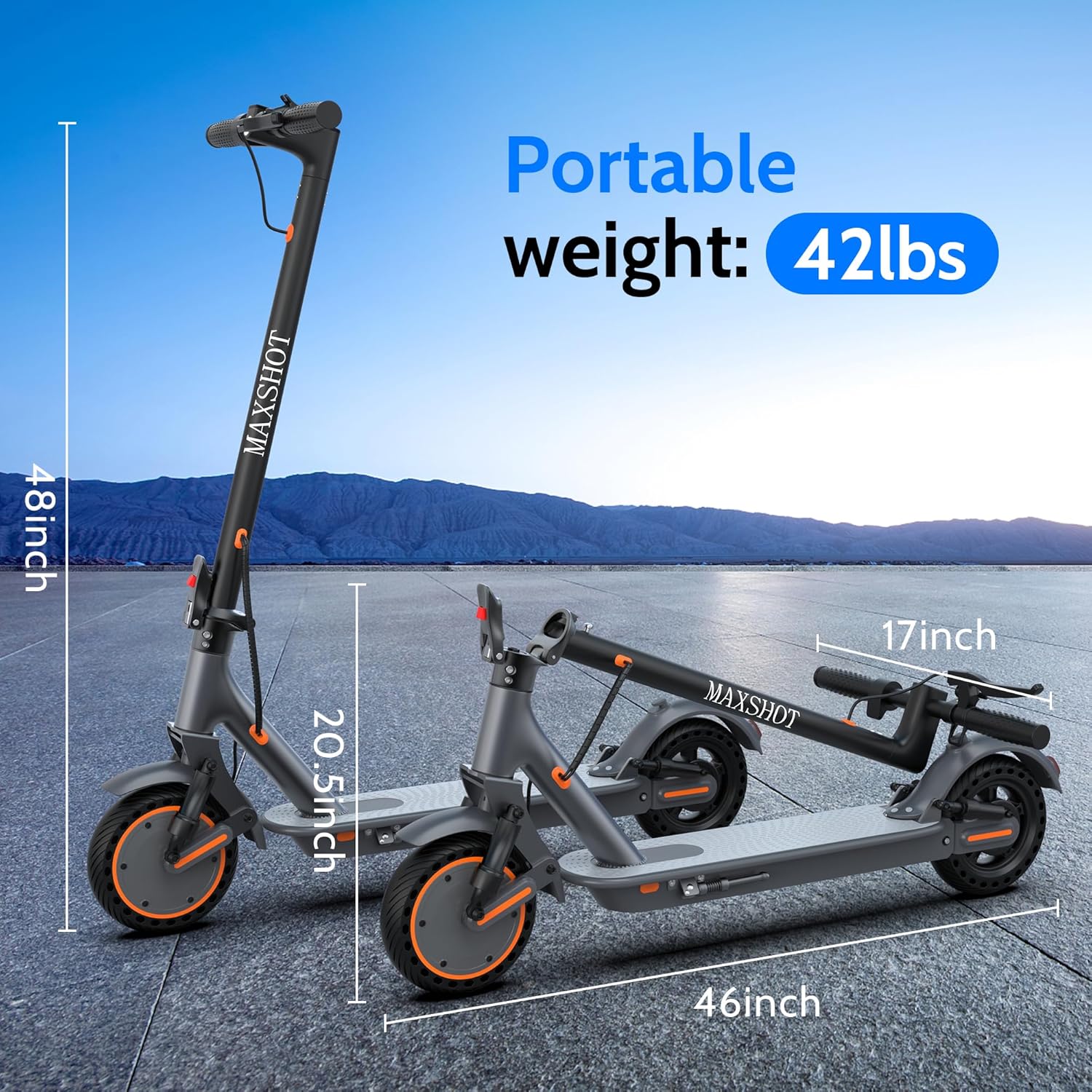 Maxshot Electric Scooter, 8.5