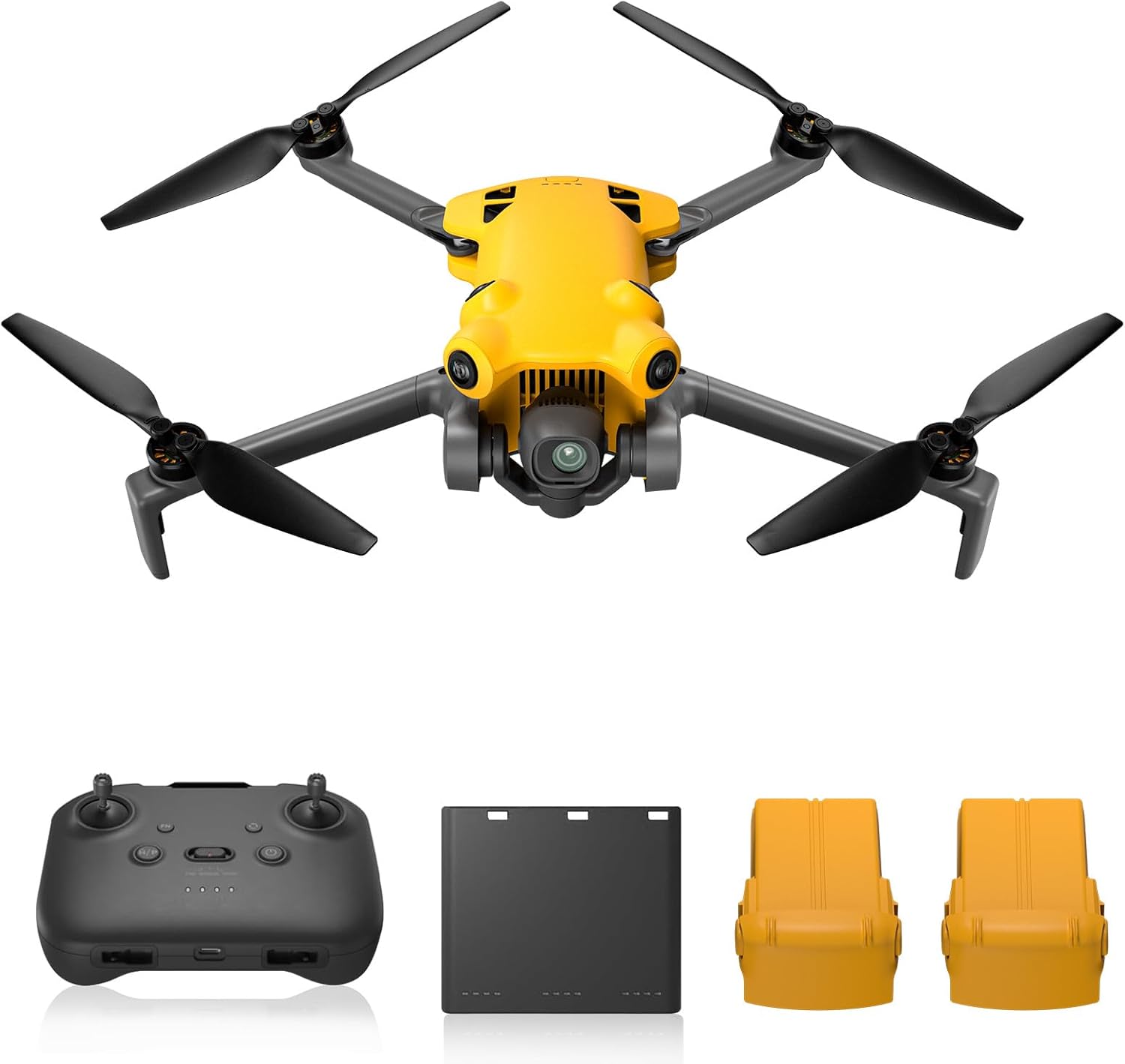 SKYROVER X1 Drone with 2 Batteries, 1 Charging Hub, 4K/60fps Video, 8K Photo, Under 249g, 50000ft Transmission, 360 Degree Obstacle Sensing, 64-Min Flight Time