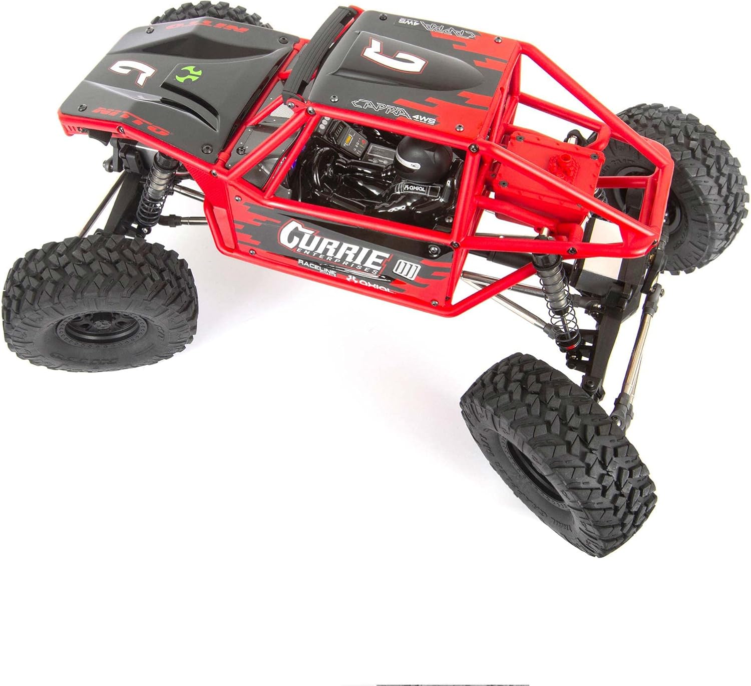 Axial RC Truck 1/10 Capra 1.9 4WS Unlimited Trail Buggy RTR (Batteries and Charger Not Included), Red, AXI03022BT1