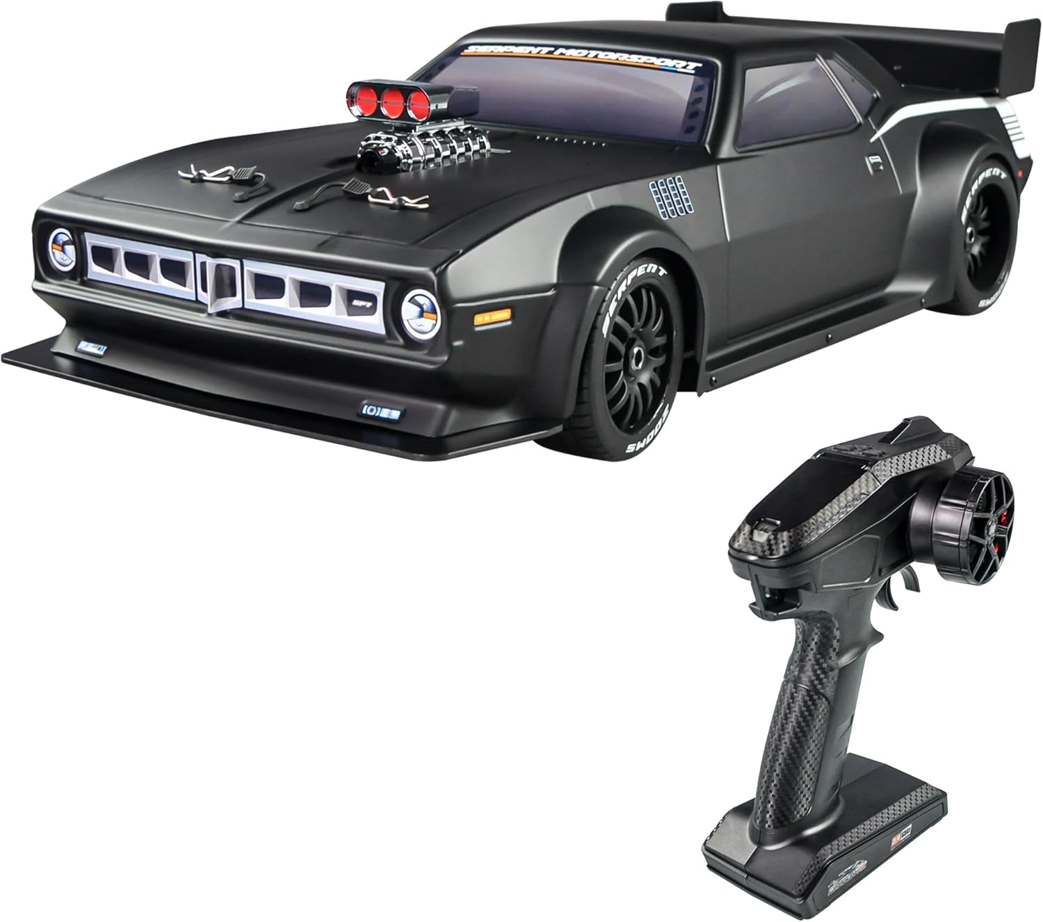 Serpent 426 Outlaw 1/7 4wd Electric All-Road Muscle Car RTR, High-Performance Tires, Brushless Motor, (Ready-to-Run Transmitter and Receiver Included, Batteries and Charger Required)