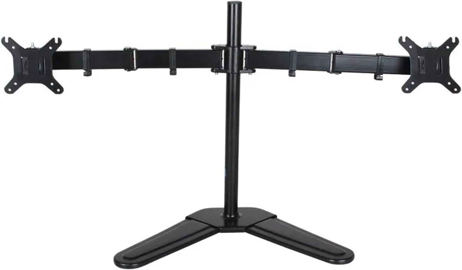 10-32 inch Dual Monitor Stand with Tilt and Swivel, Desktop Base PC Monitor Arm, VESA DZ18 Compatible(DZ18W)