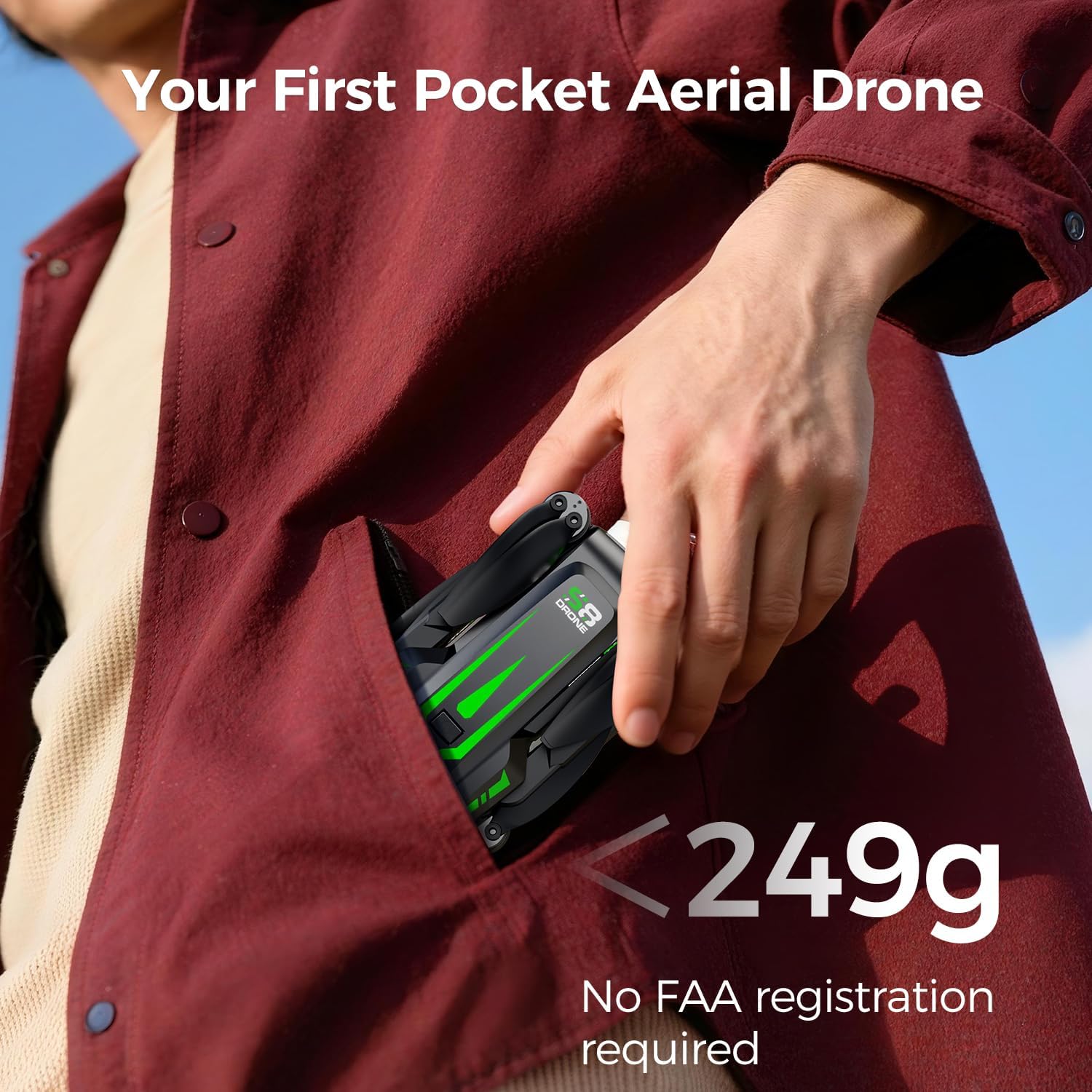 S8 GPS Drones with EIS 4K Camera for Adults kids, 5