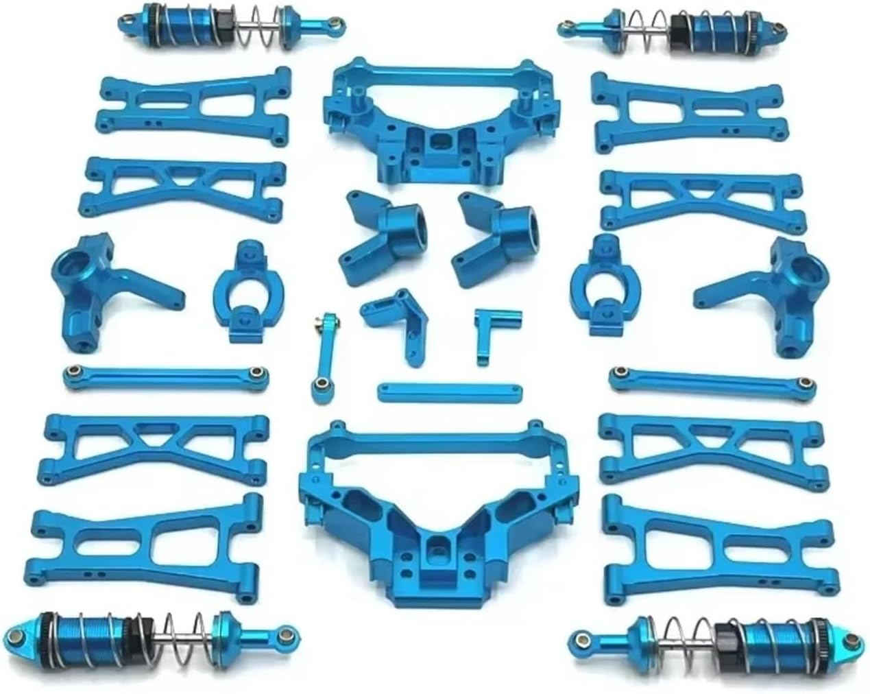 RC Cars Models For HSP 14321 14322 14331 14332 14421 14422 14431 14432 C8802 YDJ-D879 1/14 RC Car Parts Metal Upgrade Accessories Parts Replacement(Blue)