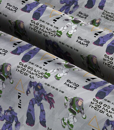 Lightyear Buzz Vs Zurg Disney Cotton Fabric