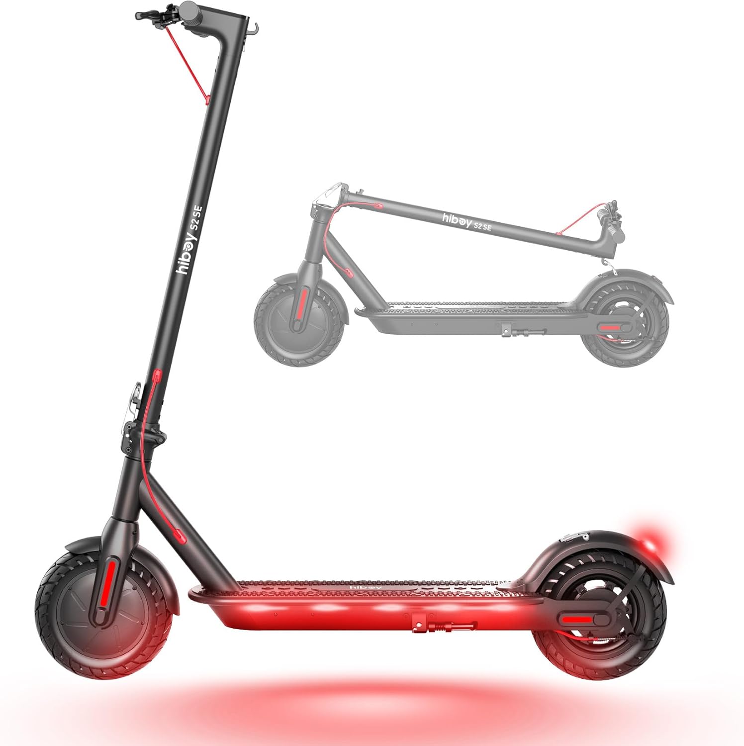 S2 SE / KS4 Pro Electric Scooter, 19 MPH, 17–25 Miles Range, Foldable Commuter E-Scooter with 10