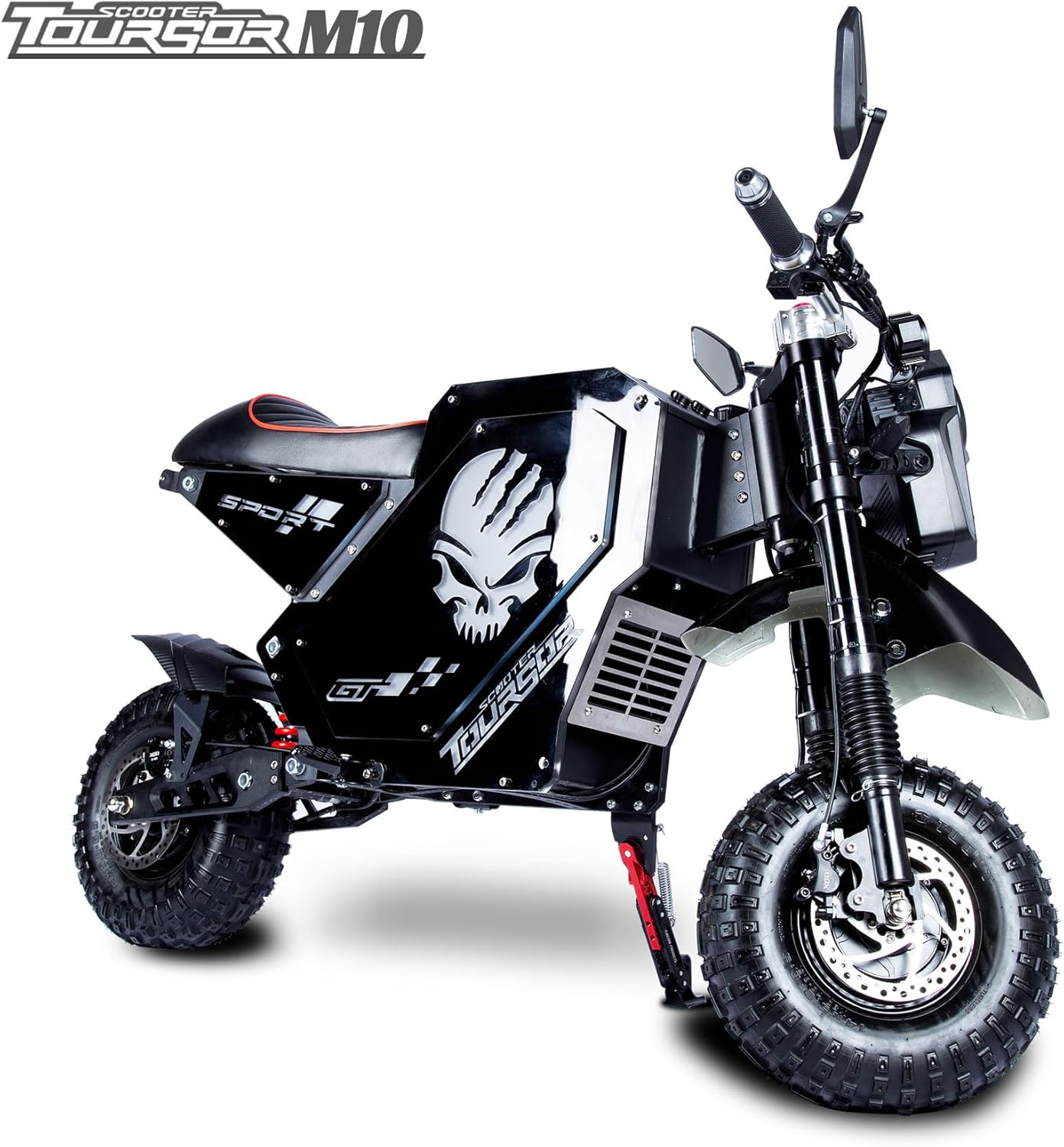 M10 72V Adult Electric Motorcycle - 10,000W Dual-Drive JL Motor, ABS, 62 MPH Top Speed, 50A Lithium Battery (Up to 93-Mile, 8-10H Charge)