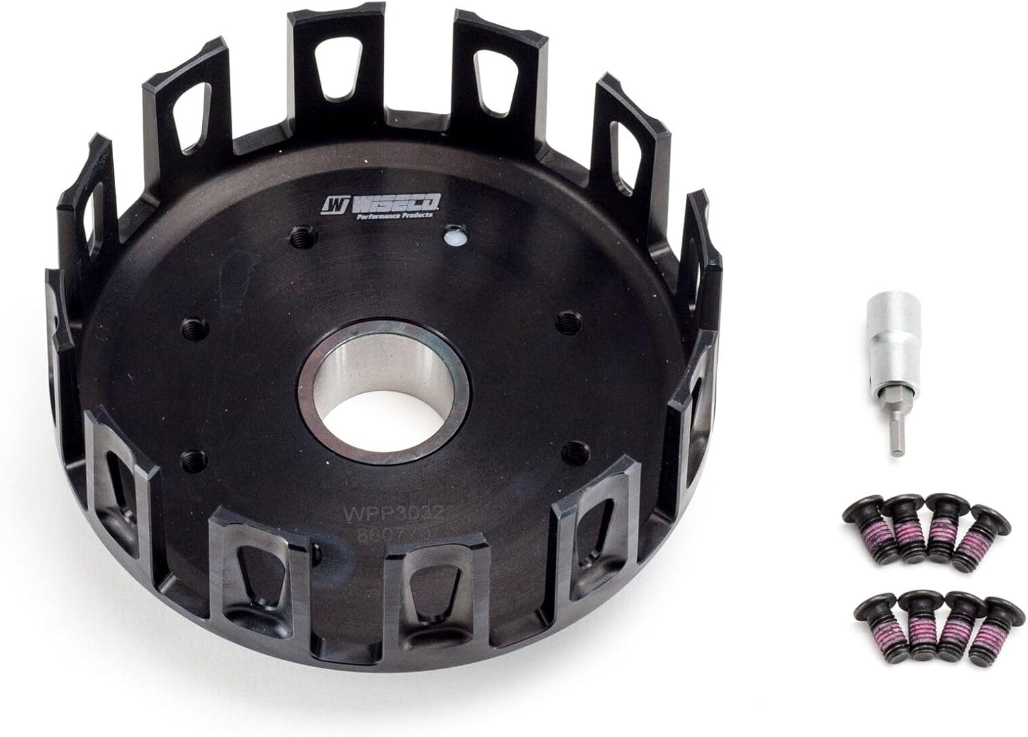 Generic Motorcycle & Scooter Replacement Parts & Accessories For For Yamaha YZ 125, 2005-2018, Wiseco Forged Clutch Basket - WPP3032 - YZ125 Index-TRF965-811, black