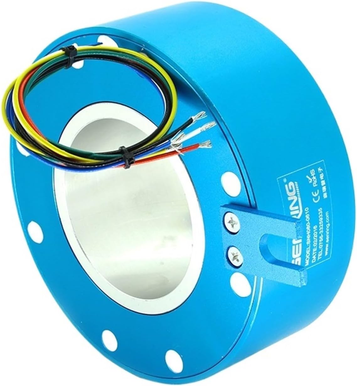 Large Inner Size 90mm 2 Circuits 2A Through bore Slip Ring/Rotary Joint