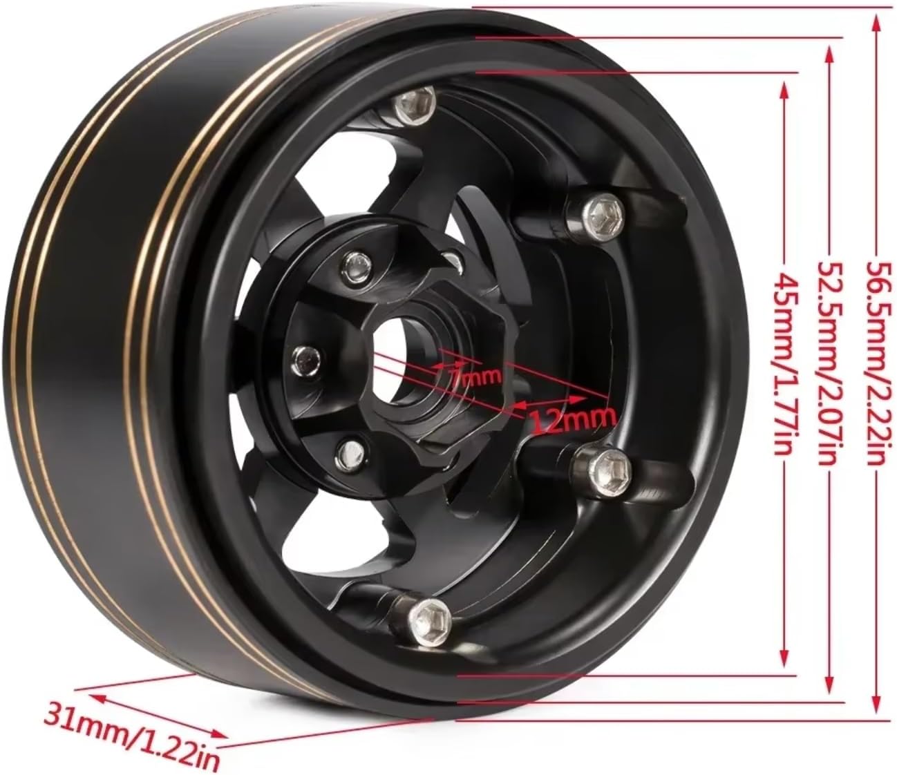 RC Upgrade Accessories for SCX10 Pro for TRX4 for Gen8 1/10 1.9