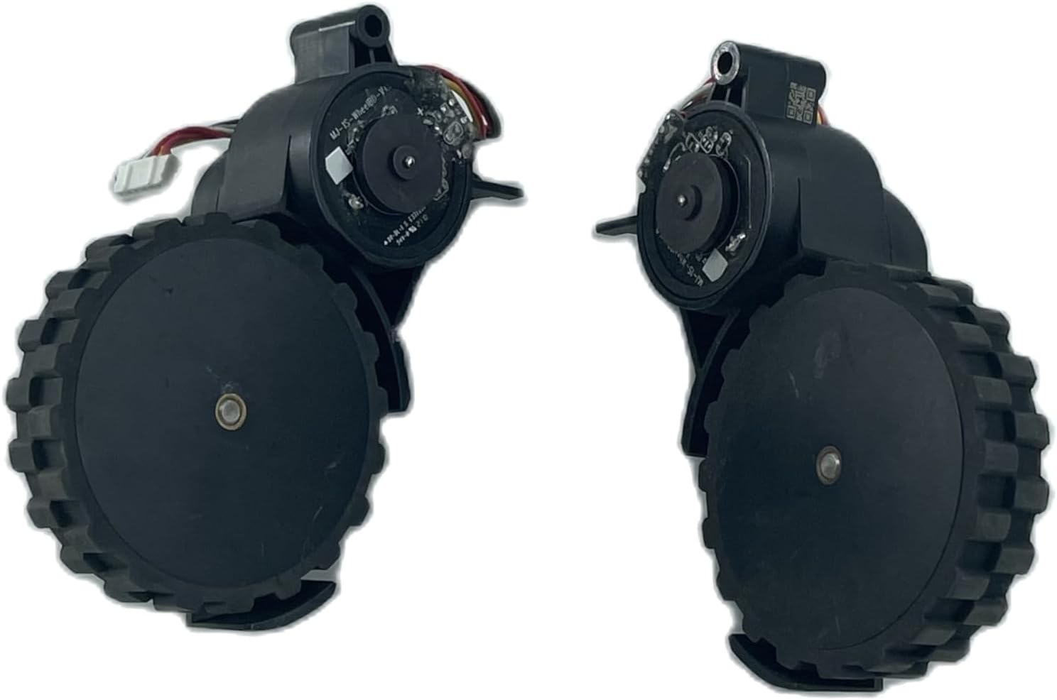FGJNFS Left and Right Drive Wheels - Compatible with Xiaomi Mijia E10 B112/E12 Vacuum Cleaner Left and Right Wheel Module Replacement Parts(Left and Right B)