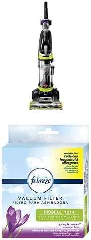 Bundle of BISSELL 2252 CleanView Swivel Upright Bagless Vacuum with Swivel Steering+ BISSELL Febreze Style 1214 Cleanview & PowerGlide Pet Replacement Filter - 12141 , Blue