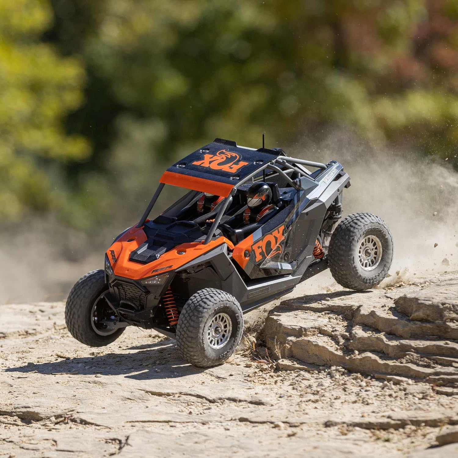Losi RC Truck 1/10 RZR Rey 4 Wheel Drive Brushless Ready-to-Run Battery and Charger Not Included Fox LOS03029T2 Trucks Electric RTR Other