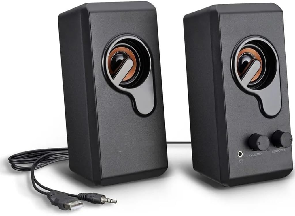 Multimedia Desktop 2.0 Small Speaker Laptop Mobile Phone Computer Stereo Outdoor Subwoofer Cable