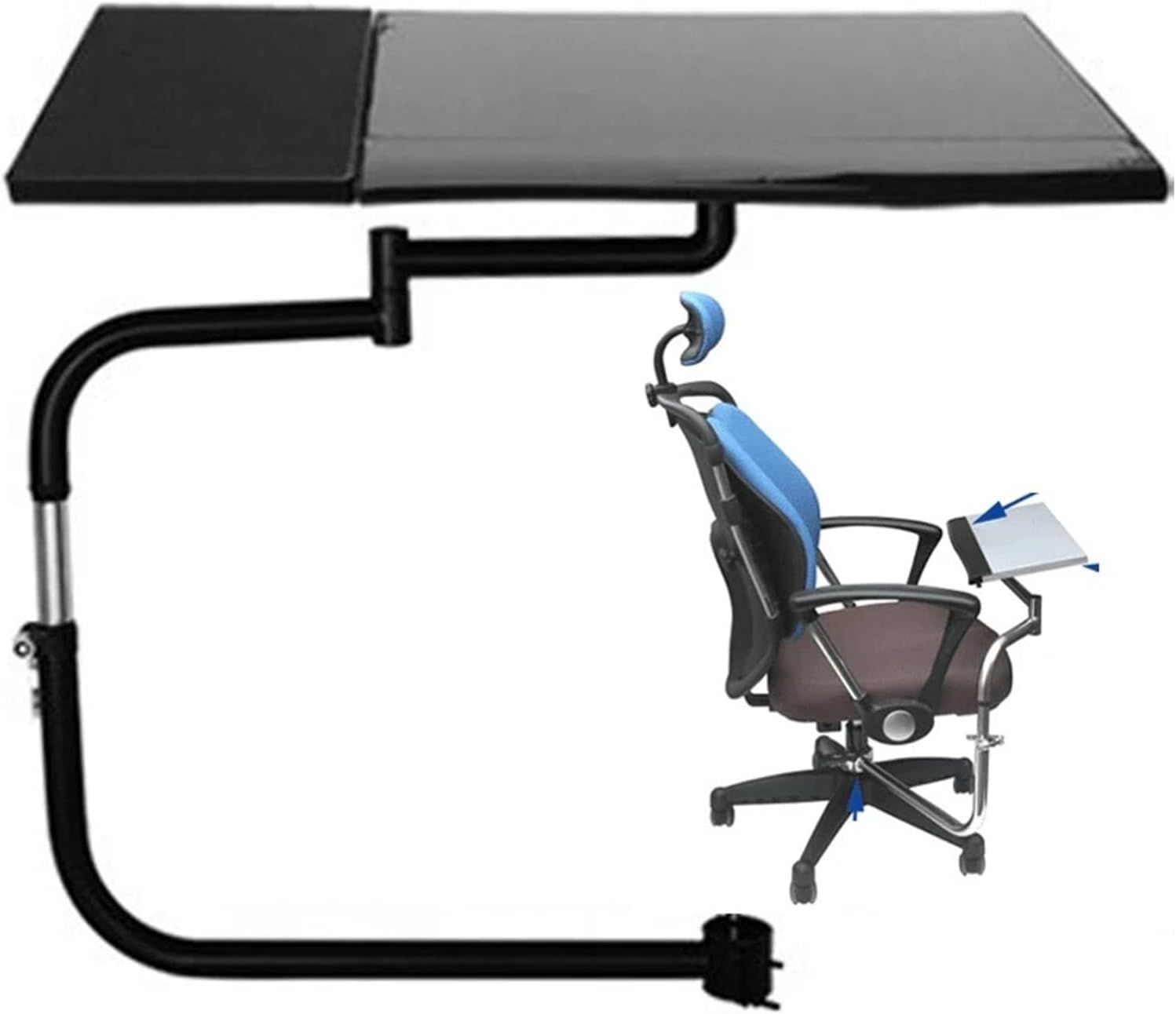 OK030 031 Multifunctional full-motion mouse stand + laptop stand keyboard stand around chair pole for comfortable office gaming(OK-030W)