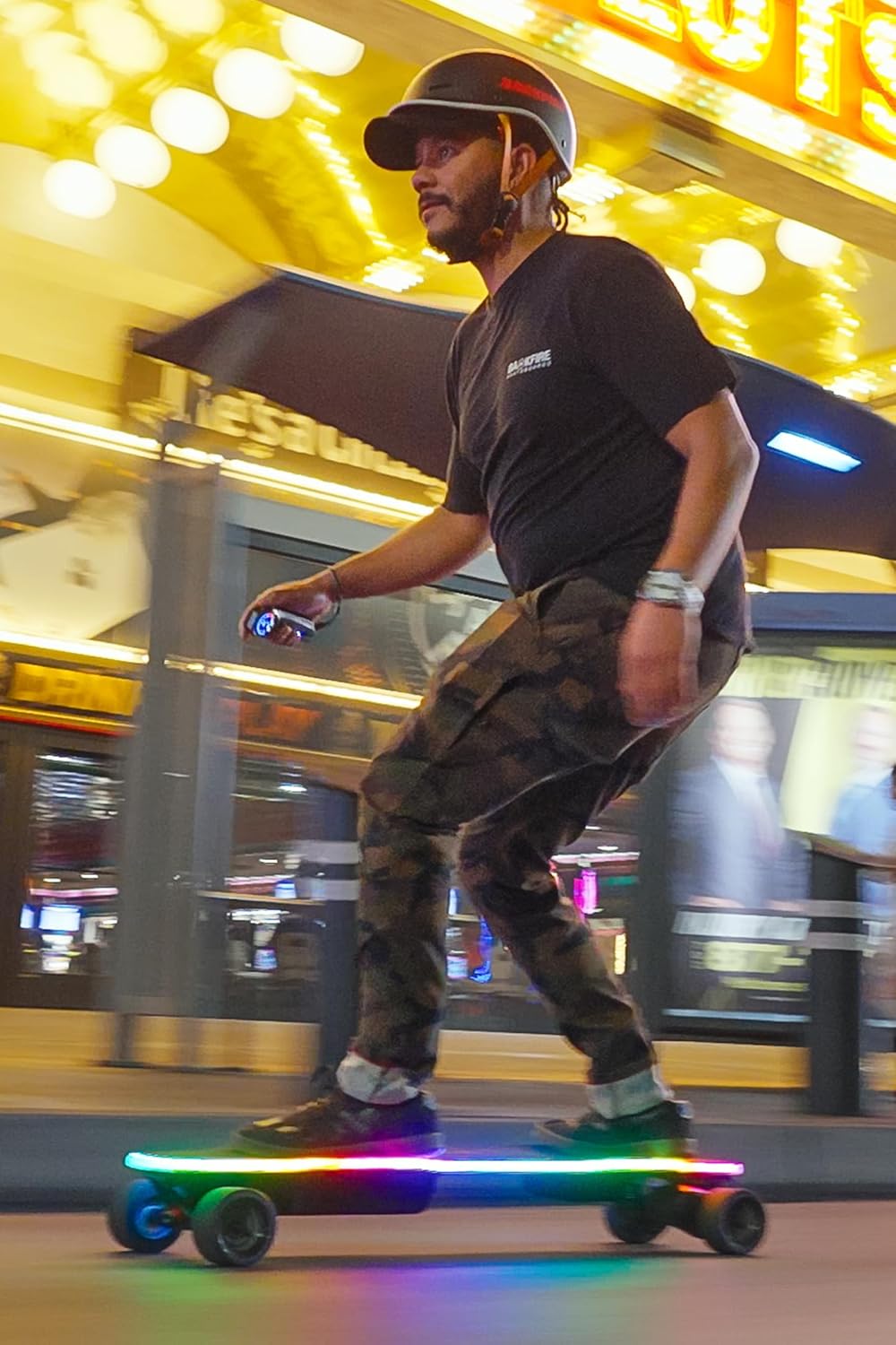 Backfire Zealot S3 Electric Skateboard with Major V3 Remote, 30 mph top Speed, Colorful Lighting