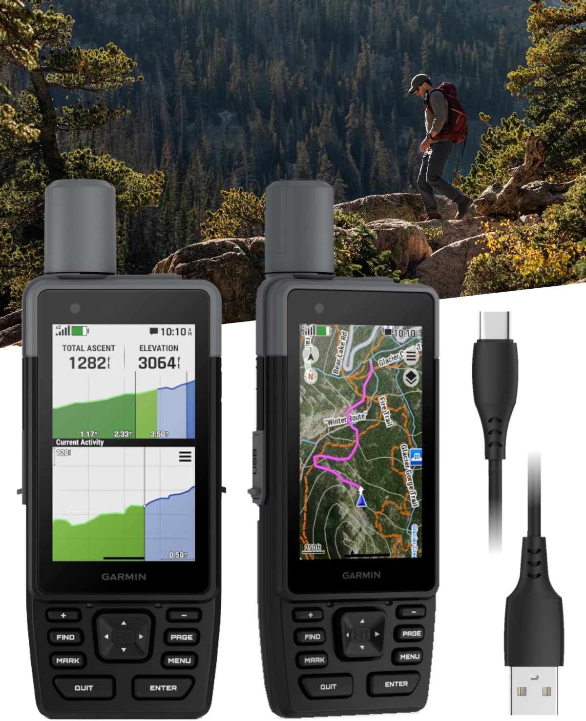 Garmin GPSMAP H1, Premium GPS Handheld Navigator w/ 3.5