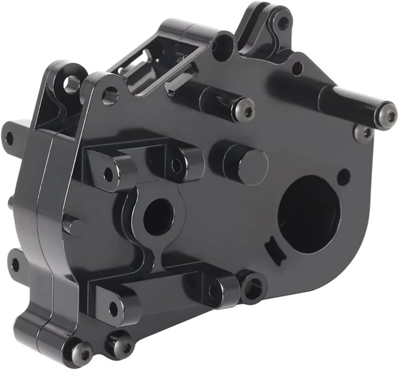 RC car Components Compatible with Tamiya for Hotshot II The Bigwig 2017 1/10 RC Truck Upgrade Parts Aluminum Rear Transmission Housing Gearbox Case