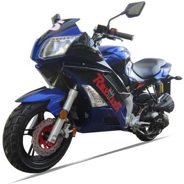 SMARTDEALSNOW Upgraded 150cc Scooter Vitacci ROMA150 Sports Bike Automatic CVT 150cc Street Scooter Bike 150cc Motorcycle Roketa Hornet 150 (Black)