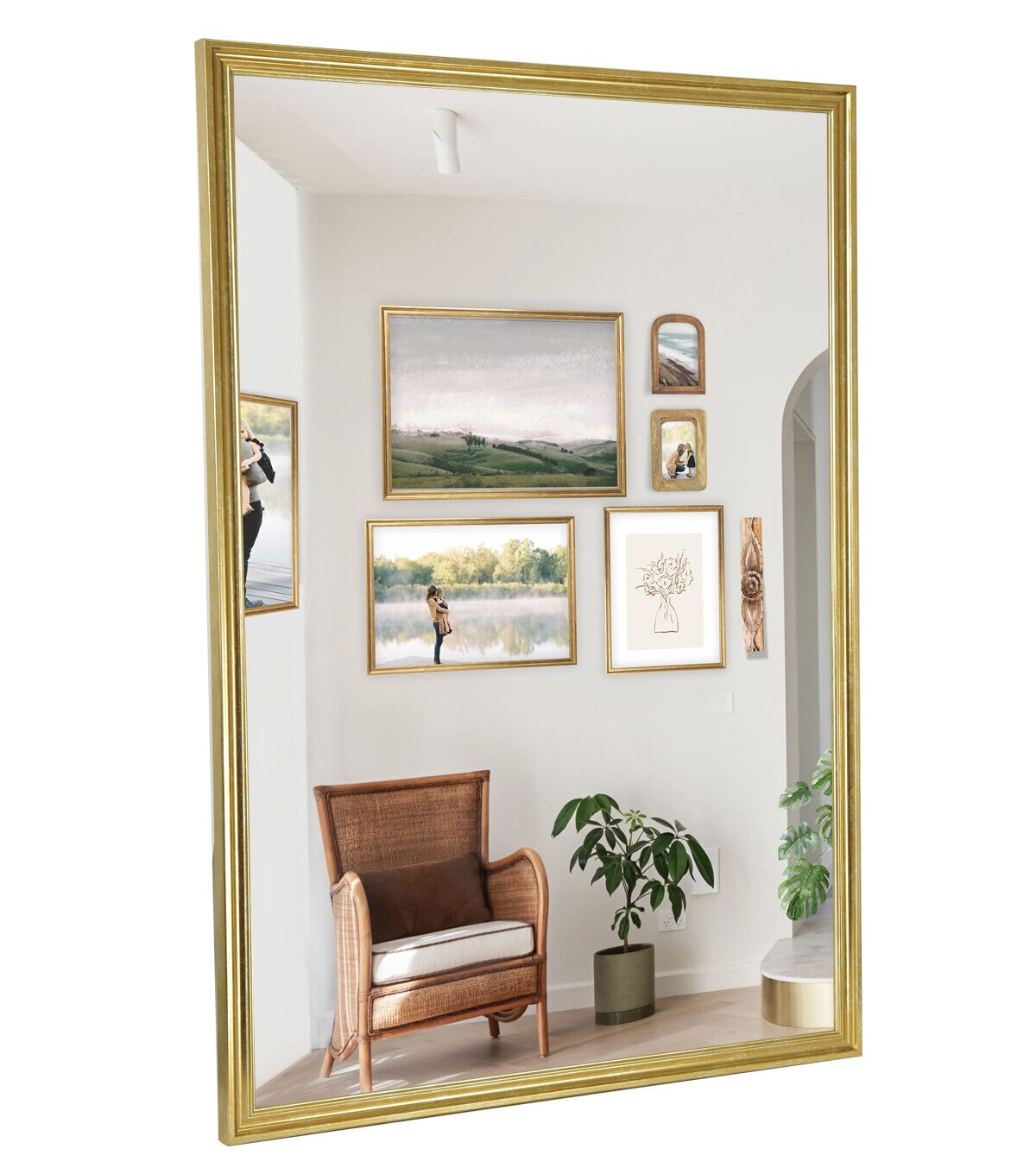 20 x 30 Traditional Brass Poster Frame by Place & Time