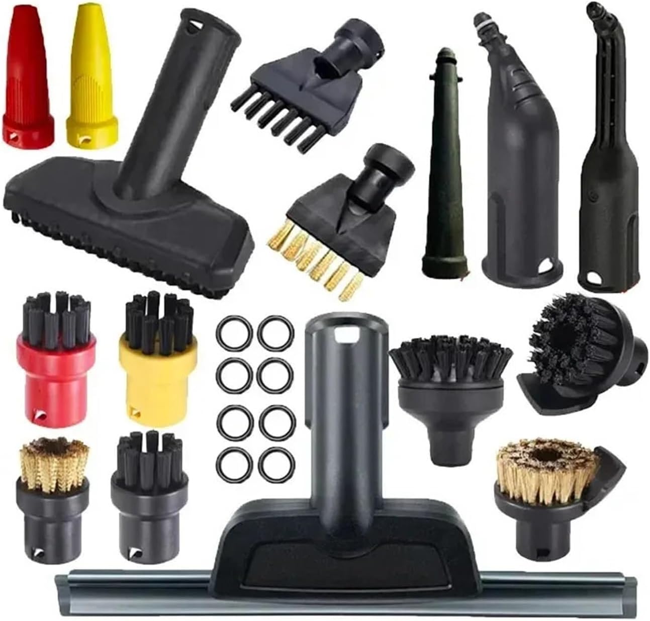 ORCOW Compatible with Karcher SC1 SC2 SC3 SC4 SC5 SC7 CTK10 CTK20 Handheld Steam Brush Head Powerful Nozzle Replacement Vacuum Cleaner Parts (Color : As show-07)