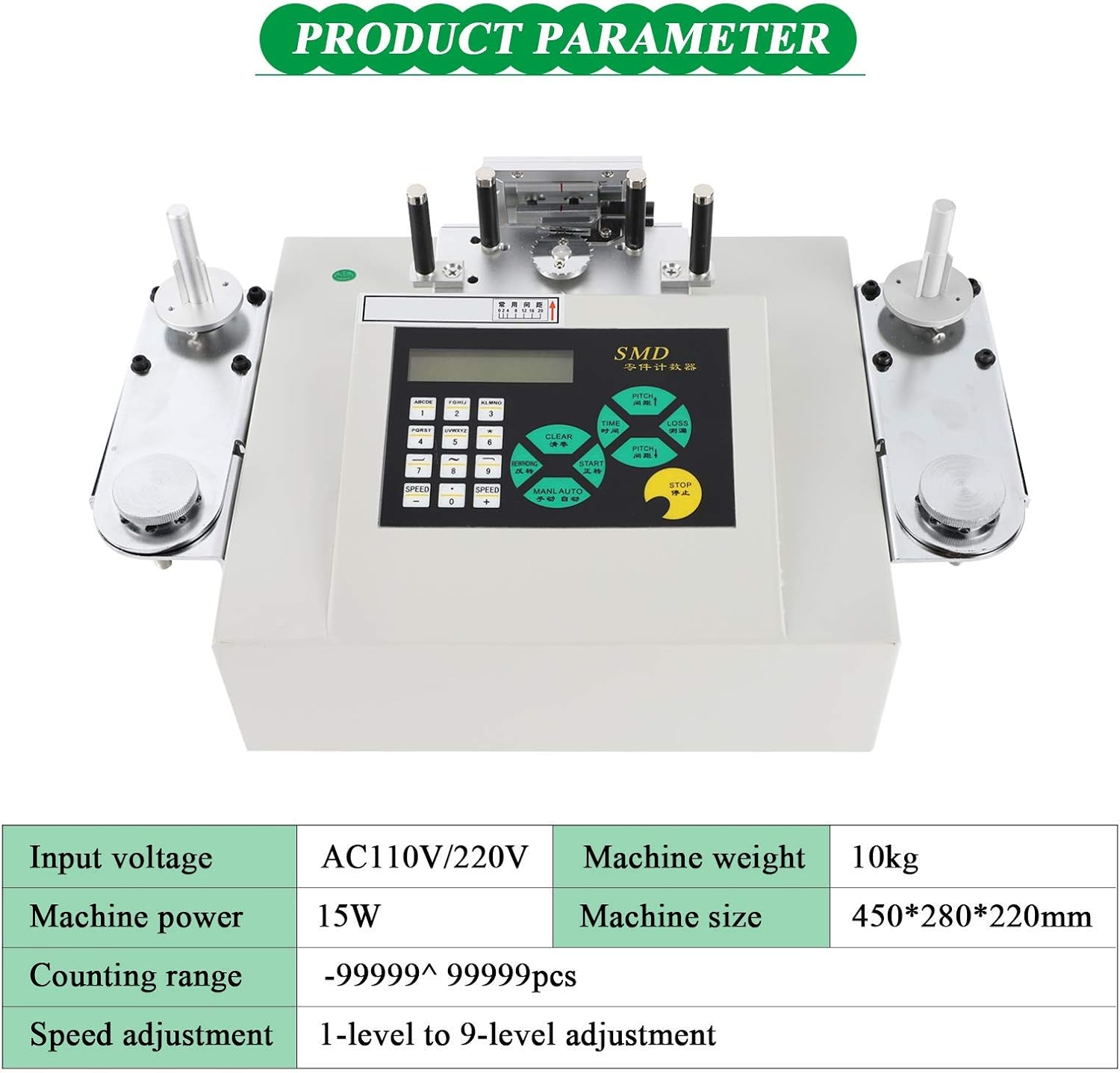 Brand New Automatic Parts Counter Components Counting Machine (220V)