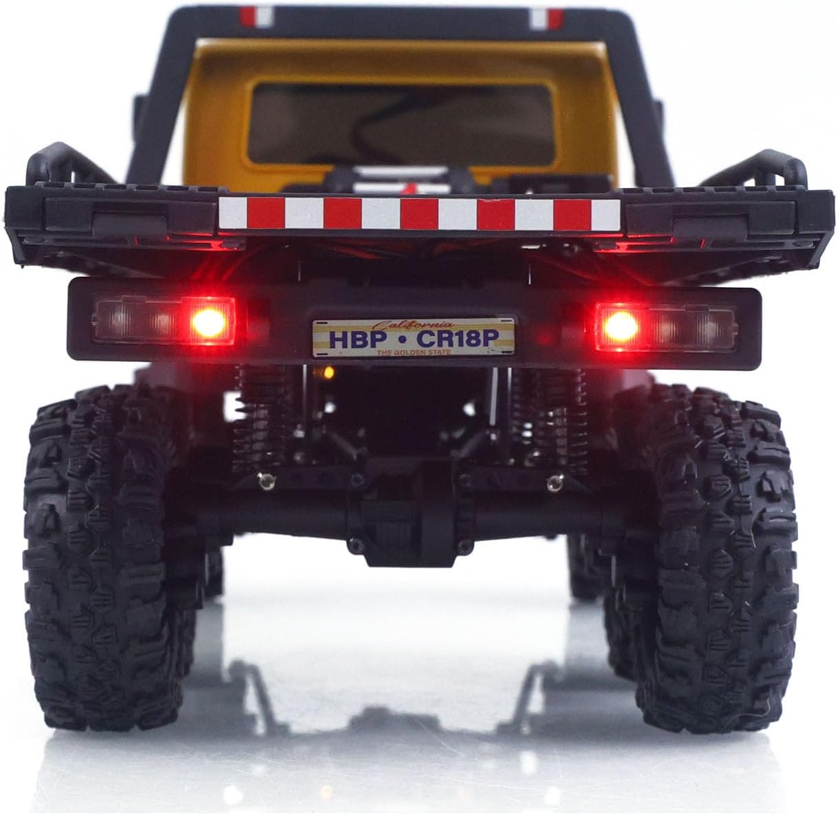 TOUCAN RC HOBBY 1/18 Remote Control Off Road Car 6X6 RC Flatbed Truck 2Speed Gearbox Flysky ESC 280 Brushed Motor 6CH Radio RTR for Adult Hobby