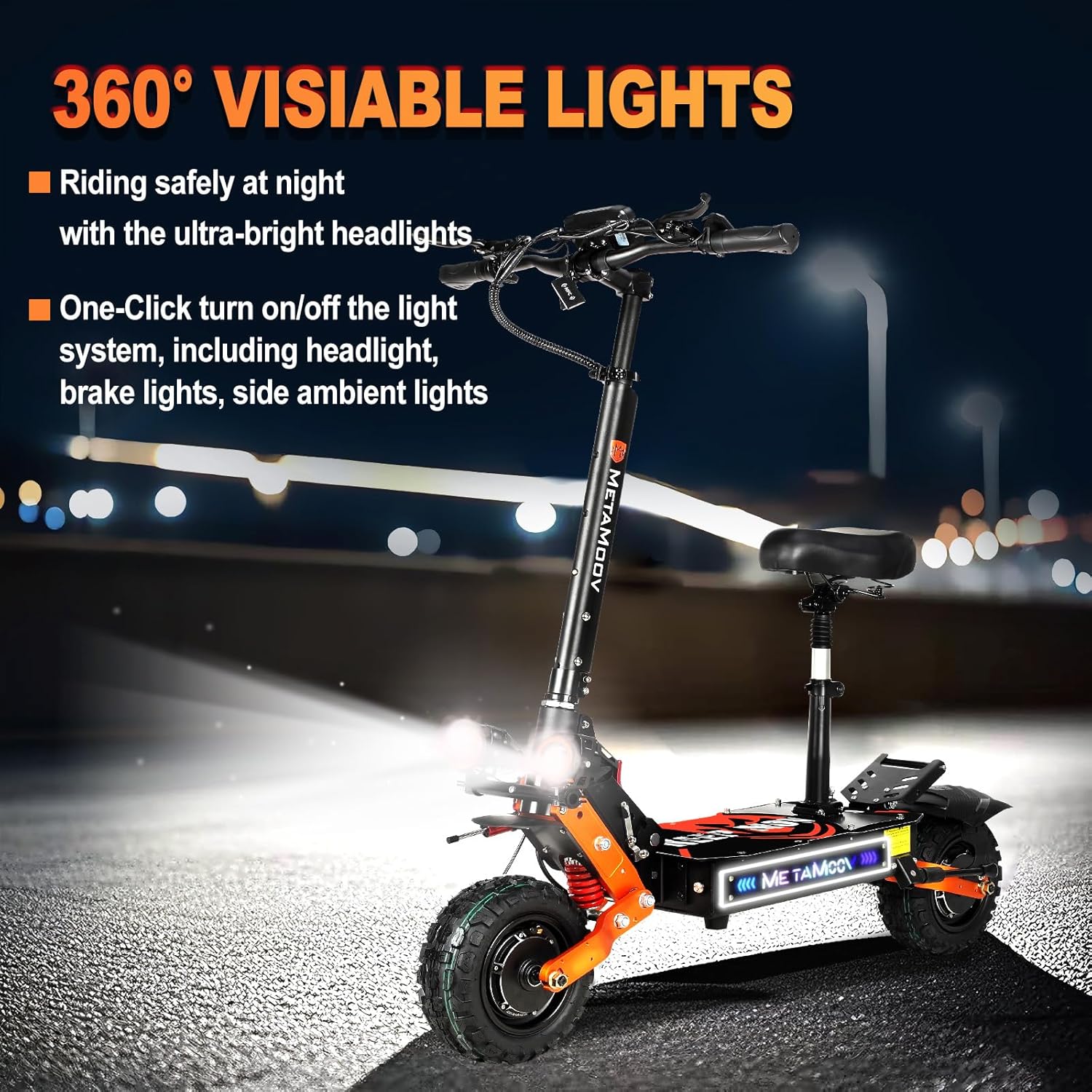 ZO01 Plus Electric Scooter Adults, 6000W Dual Motors Up to 55 MPH, 60 Miles Long Range 60V 35AH, 11