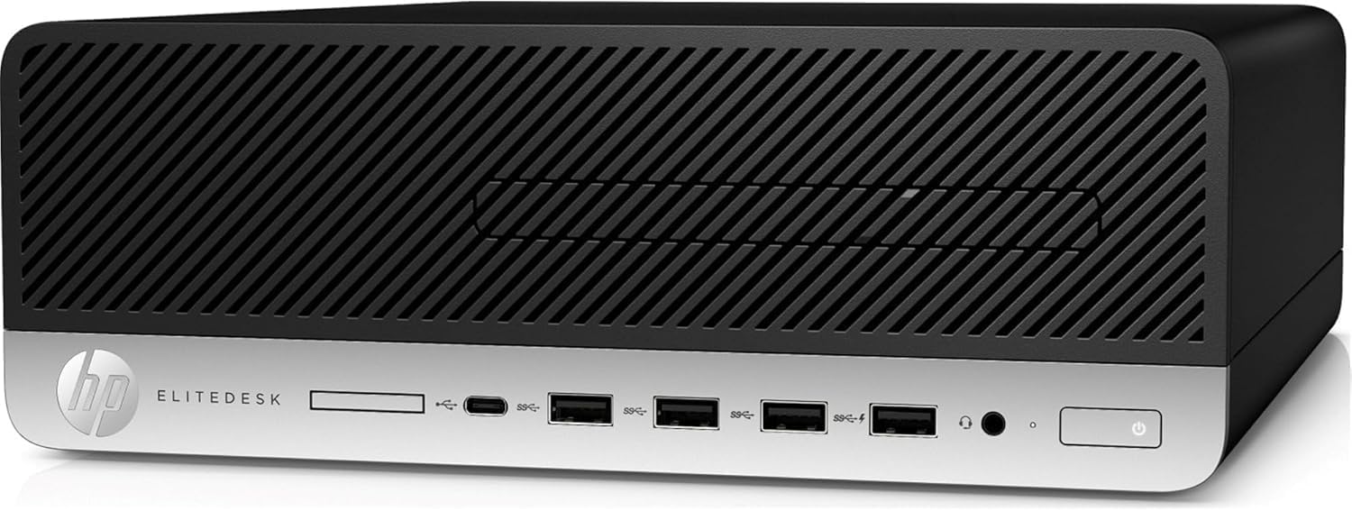 HP EliteDesk 705 G5 SFF PC | Ryzen 5 PRO 3400GE | 32GB RAM | 1TB SSD | Windows 11 Pro | Wi-Fi+ BT | Small Form Factor Computer (Renewed)