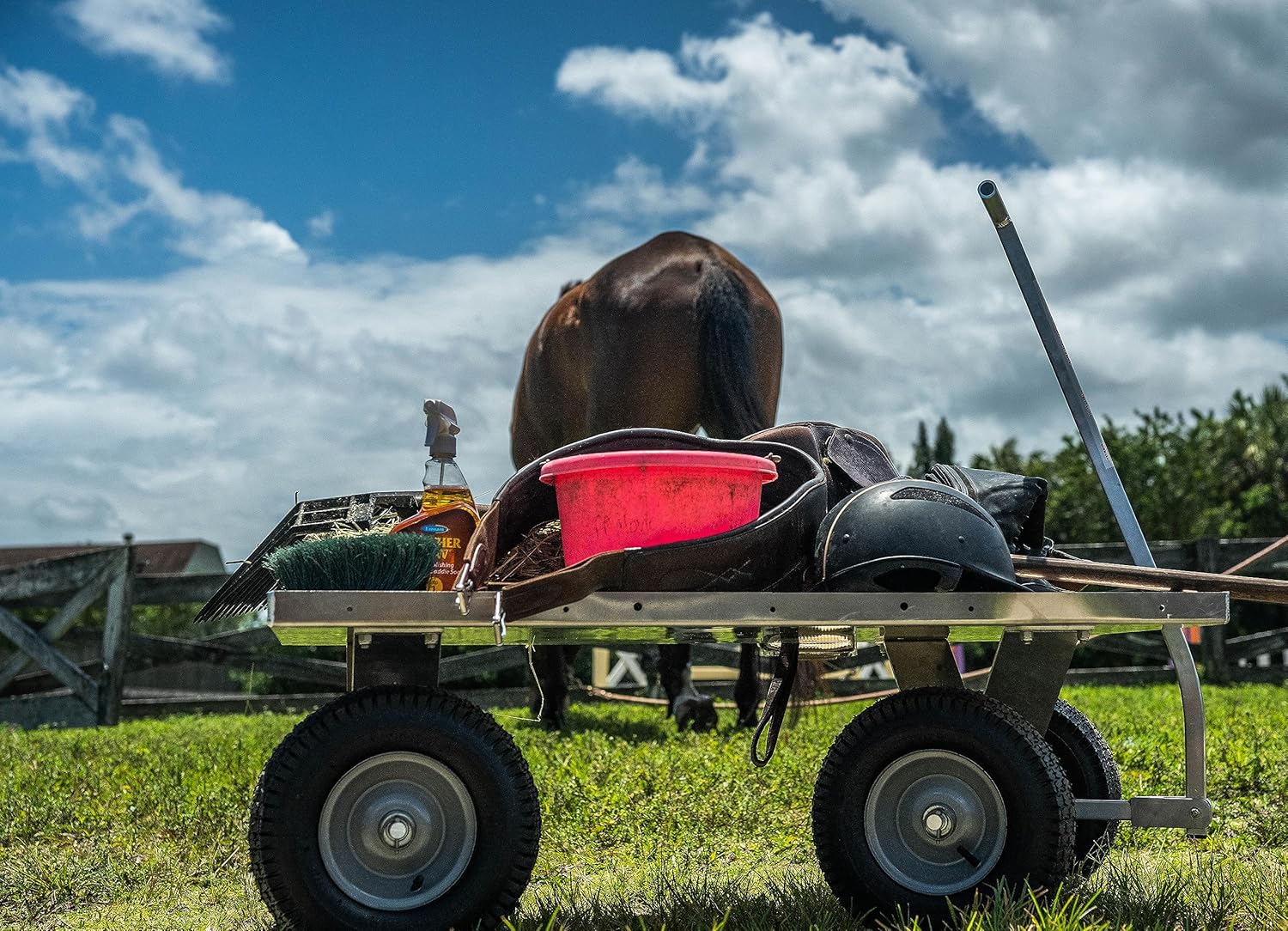 Little Hercules-Massive Power in a Lightweight Compact Package! Aluminum Pull Wagon-Made in USA!