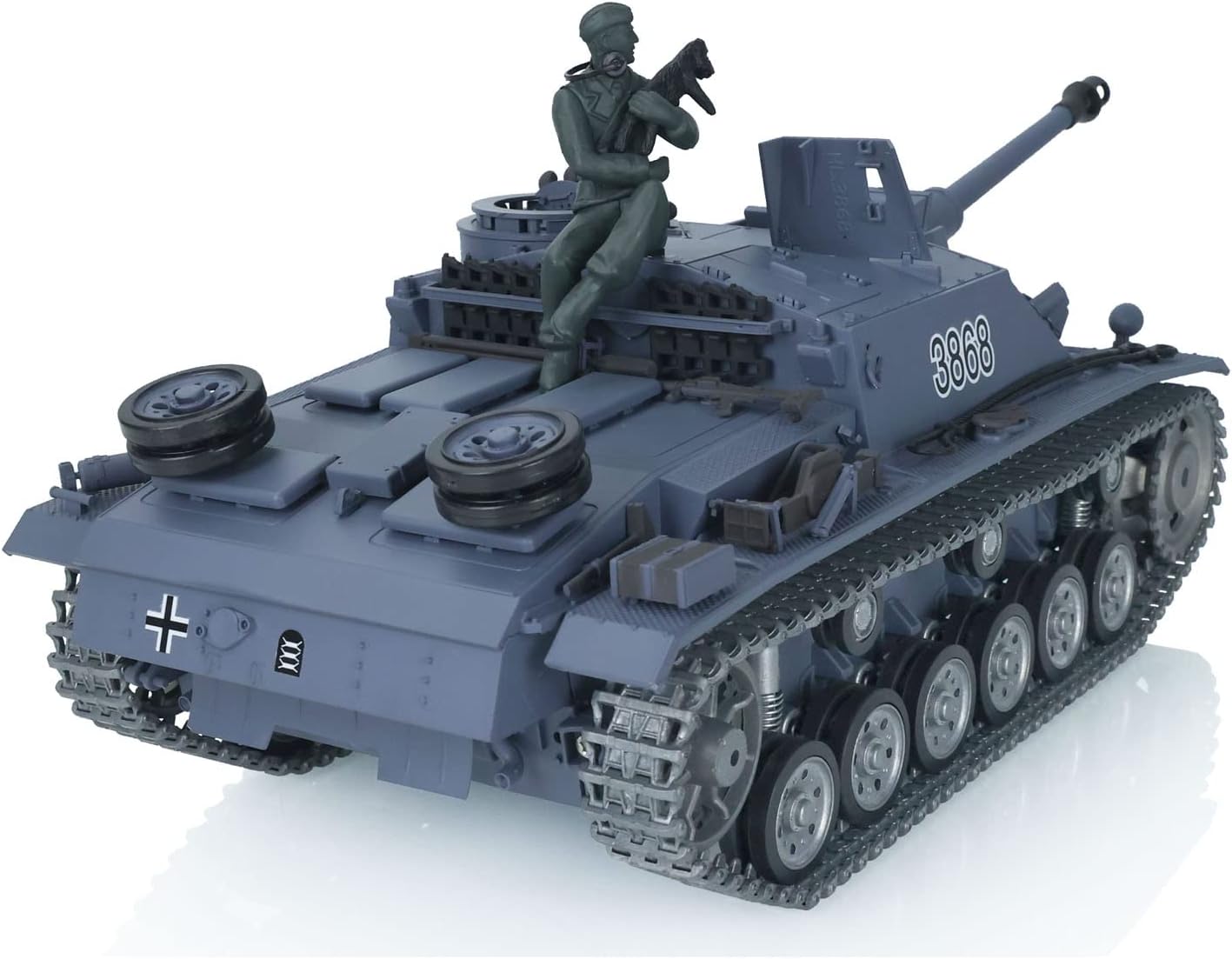 Henglong 1/16 7.0 Rc Tank Remote Control Tanks for Adult (3868 Professional Version),US in Stock