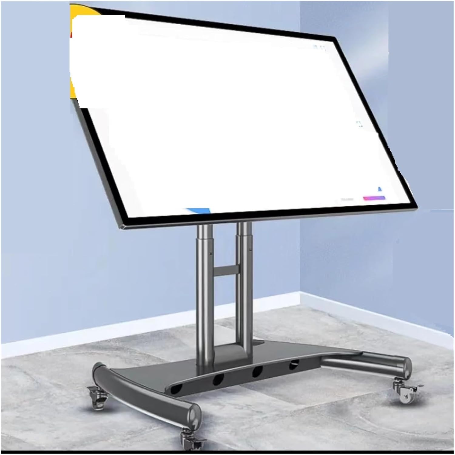AVA50 32-75-inch TV Stand Slope Bracket Stage Display TV Floor-Standing Mobile Low Trolley