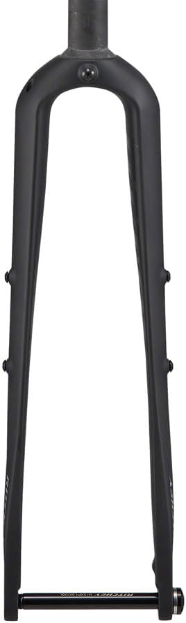 Ritchey WCS Carbon Brevet Road Fork - 700, 12 x 100mm Thru-Axle, Straight Steerer, Flat Mount, Matte Carbon