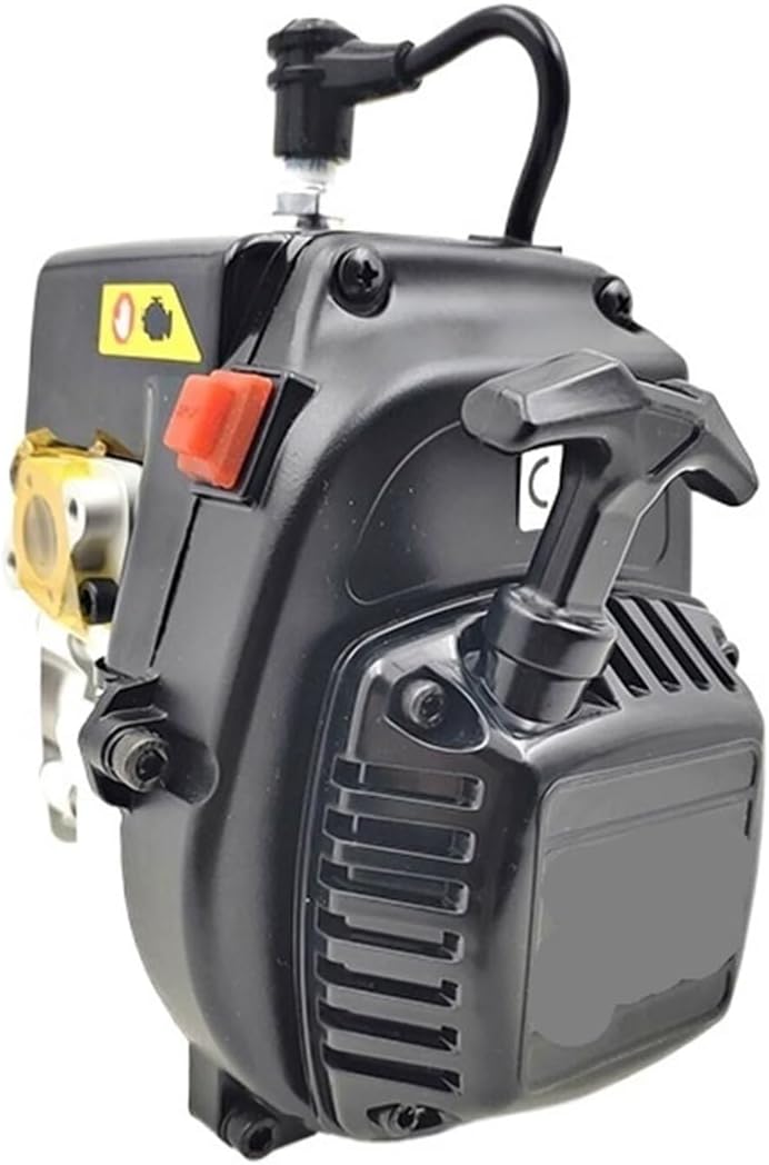 Rc Car Gas 4 Bolt 38cc Engine (with 1191 Carburetor &CNC Cylinder Case) Compatible For 1/5 HPI ROVAN ROFUN BAJA Losi 5ive T FG GoPed RedCat