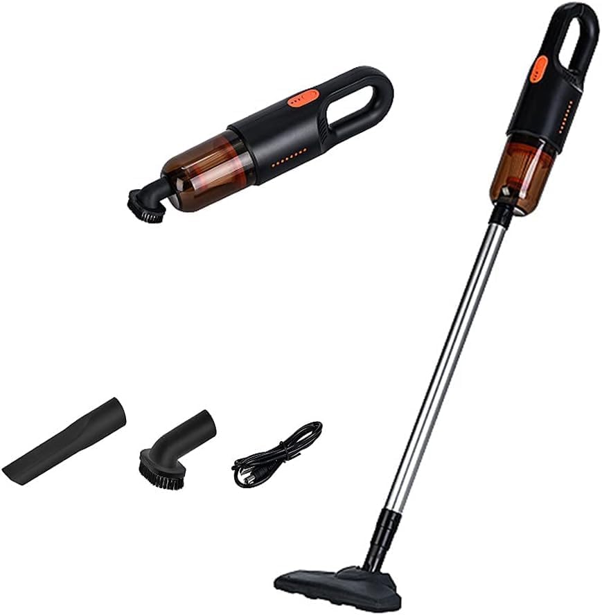Handheld Vacuum Clean,Upright Vacuum Cleaner Light Weight Cordless Stick Vacuum Cleaner, Powerful Suction Handheld Upright Rechargeable Cordless Vacuum Cleaner with HEPA Filter, Stick Vacuum for Pet H