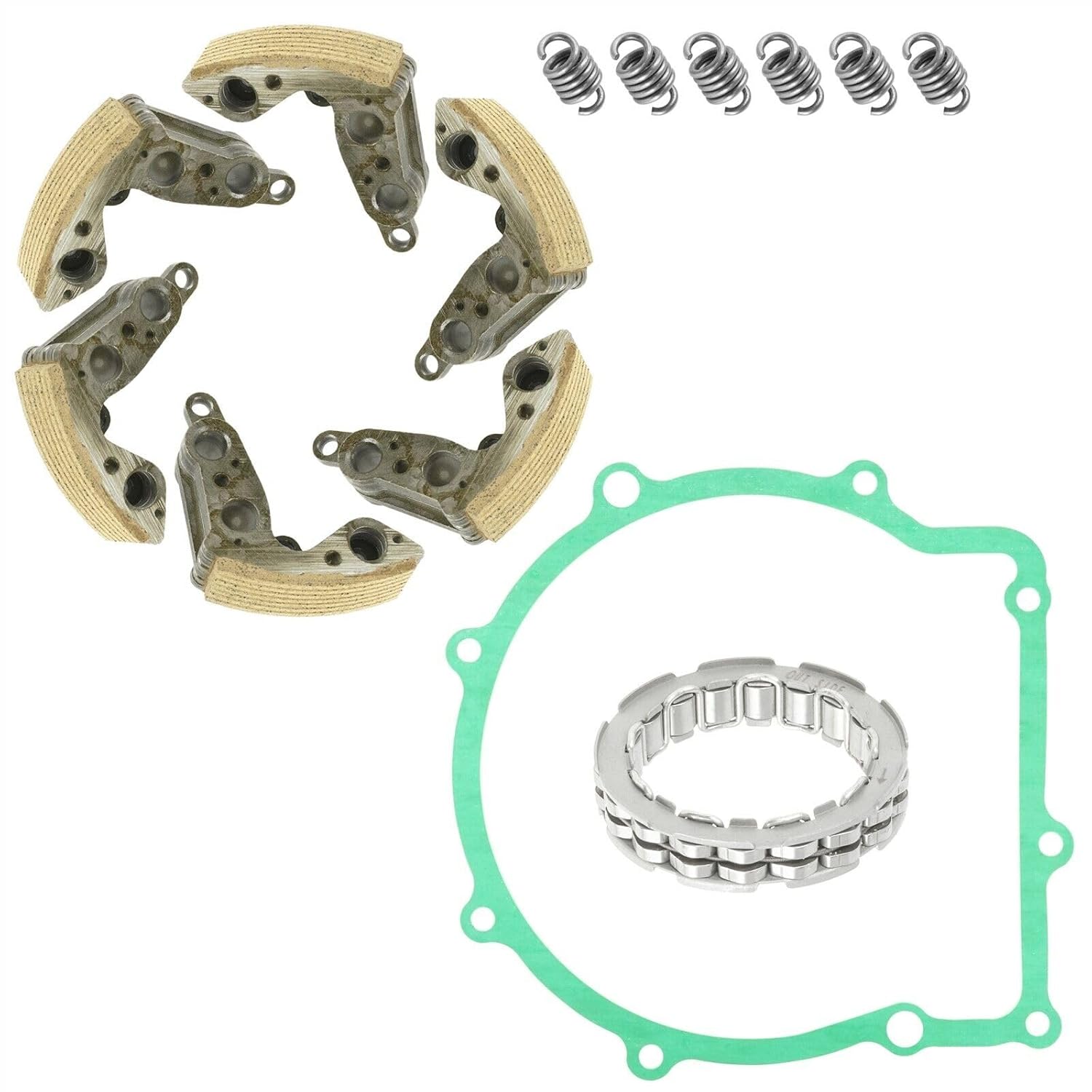 Powersports Gasket ATV UTV Motorcycle Scooter Wet Clutch Carrier Shoes Bearing Gasket for Yamaha Viking VI YXC700 4X4 2015-21 Mod-G-T54-1700