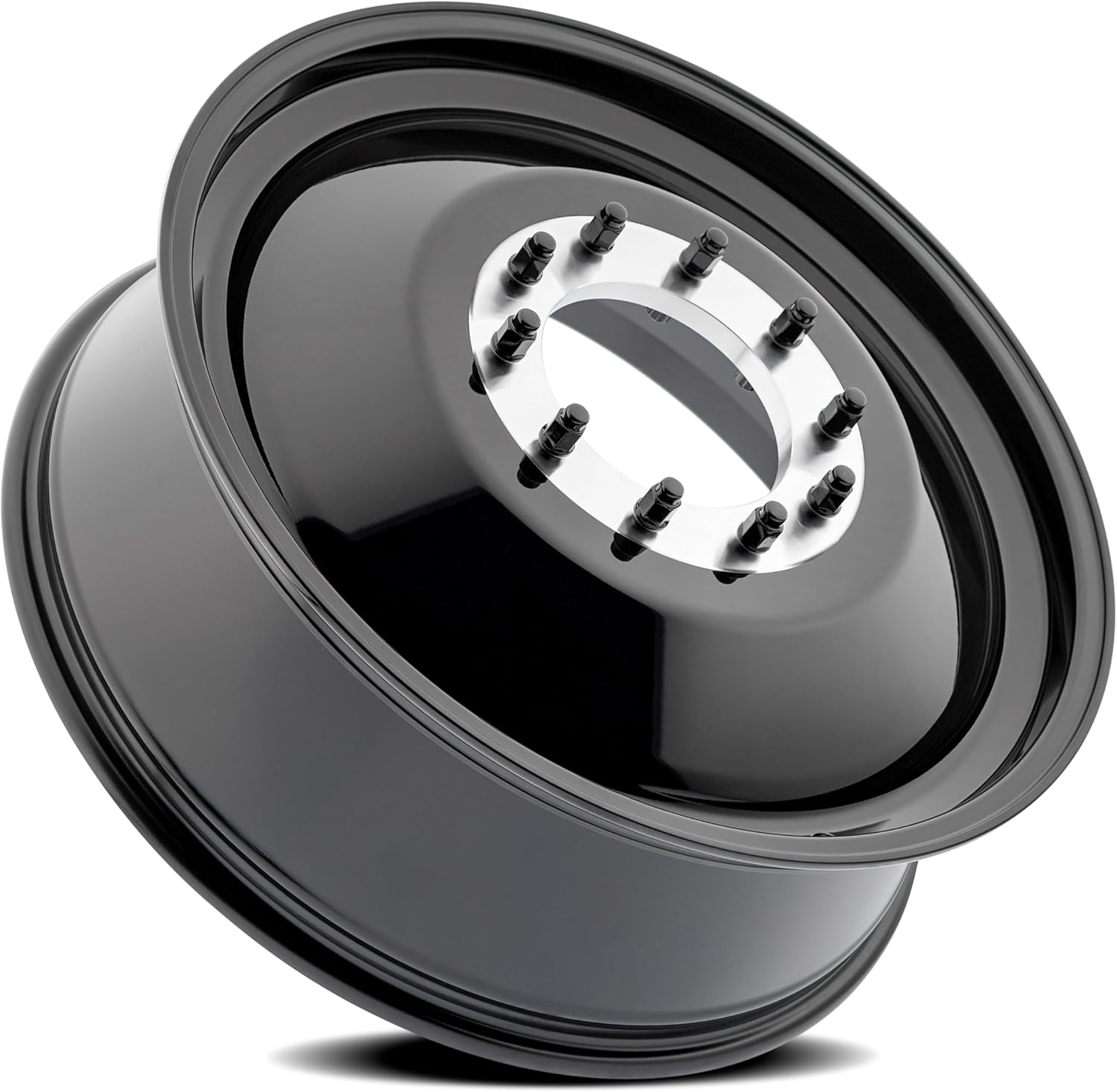 Arena A100 Dually Inner Wheel, Glossy Black, Size: 24x8.25, Bolt Circle: 10x225 (116mm offset)