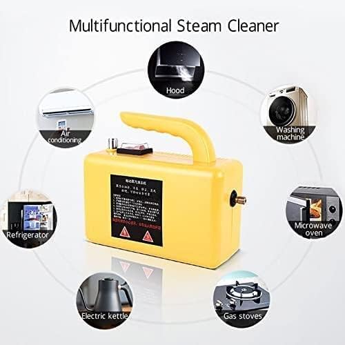 XYEJL High Pressure Steam Cleaner Machine,110V 1700W Steamer Household Clean 100 °C High Temperature Cleaning Machine 360 ° All-Round Cleaning, Powerful Steam Tool,Yellow